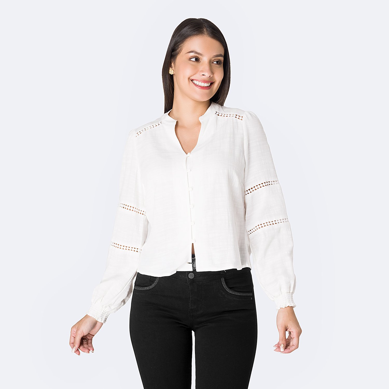 BLUSA POPELINA MUJER PIONIER JESI - 1