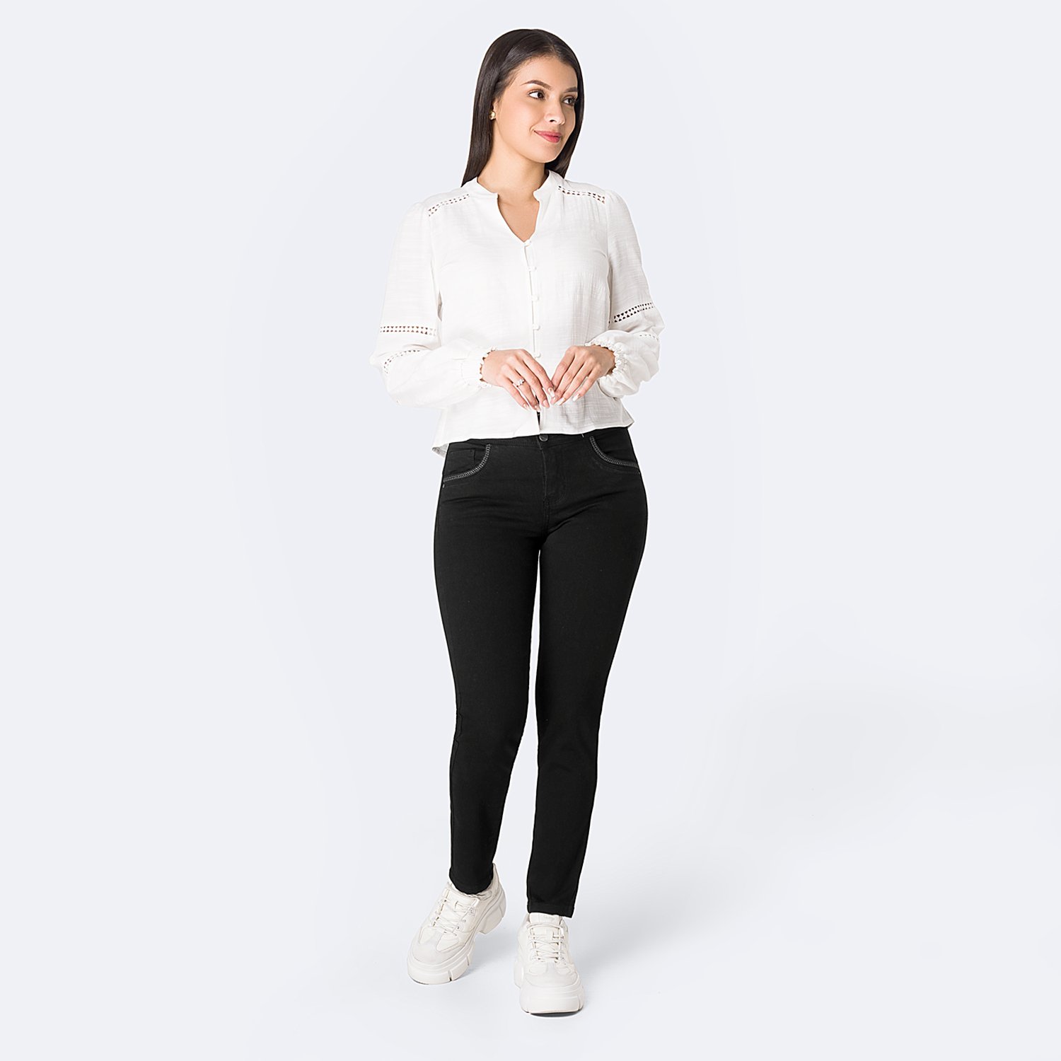 BLUSA POPELINA MUJER PIONIER JESI - 3