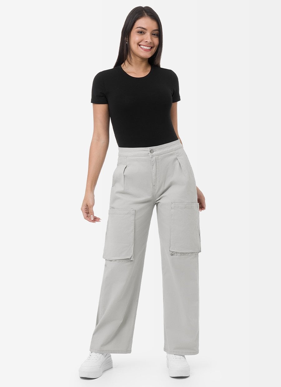 PANTALÓN DRILL STRETCH MUJER GOCCOS YAMIS - 1