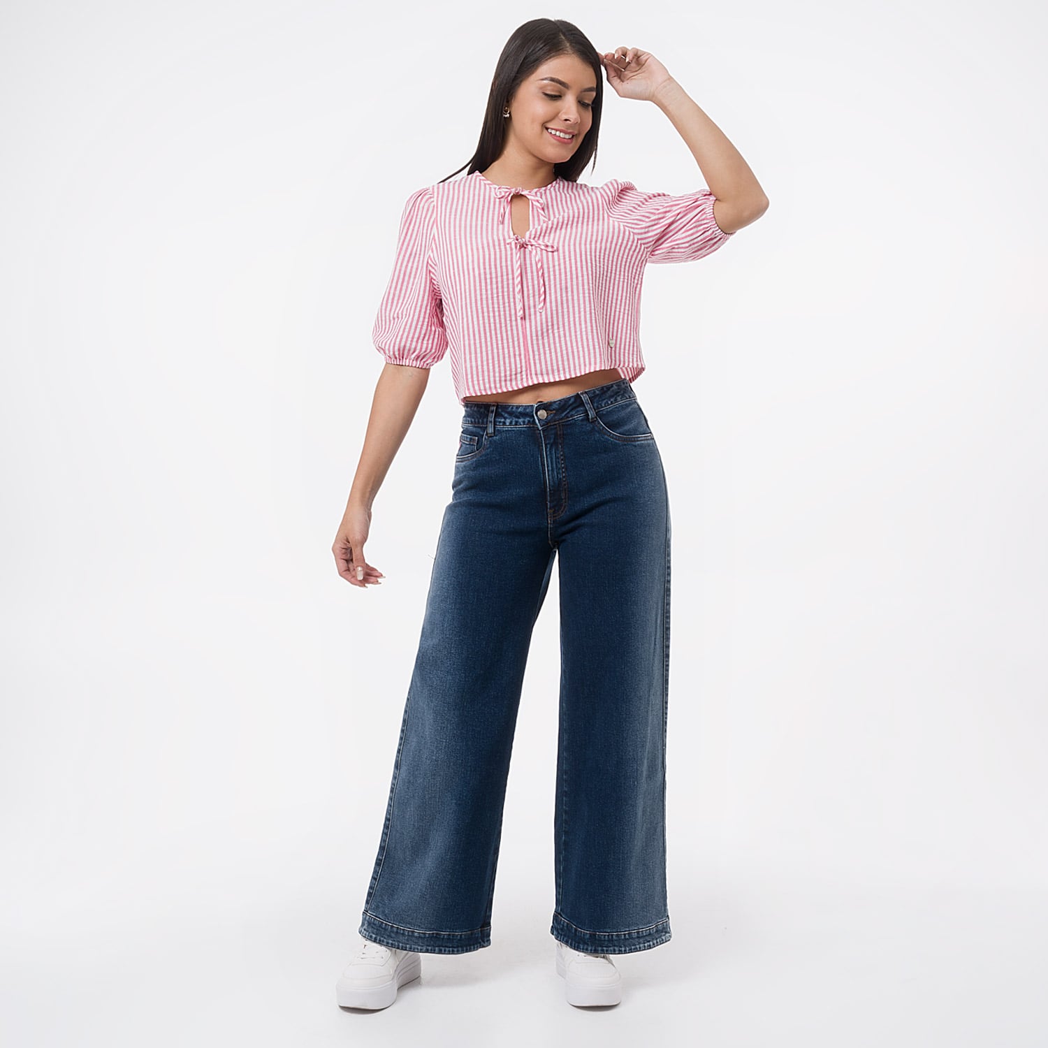 JEANS DENIM STRETCH MUJER GOCCOS CALIXO - 1