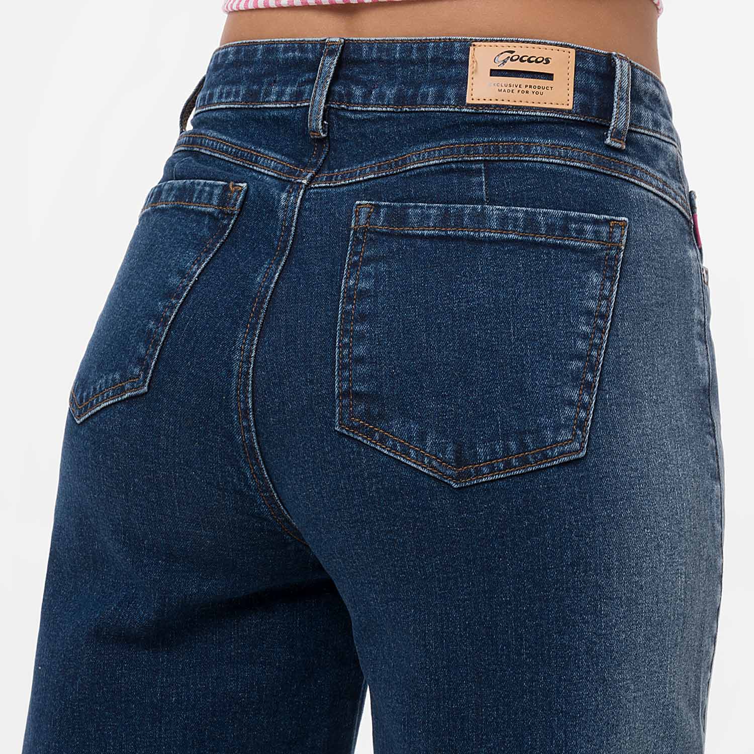 JEANS DENIM STRETCH MUJER GOCCOS CALIXO - 4