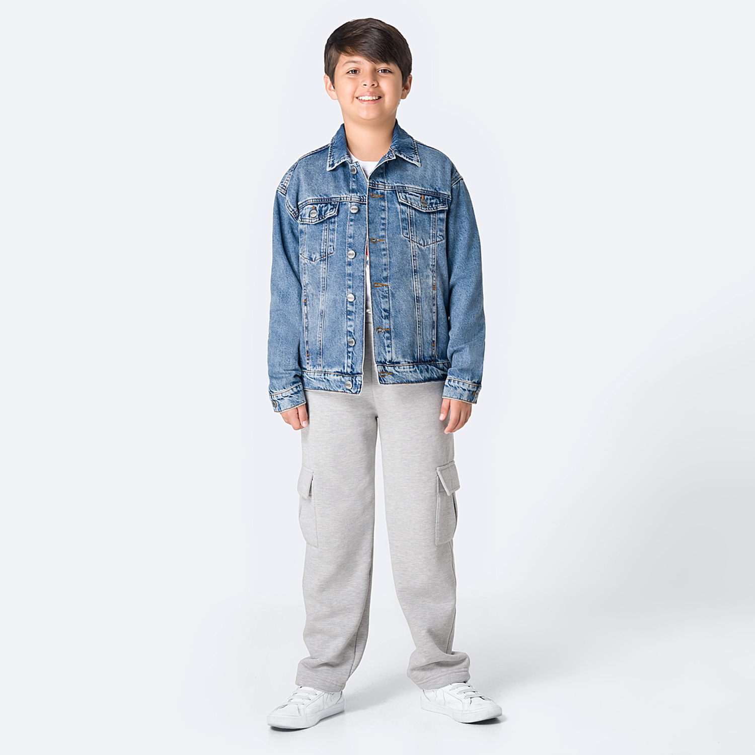 CASACA JEAN DENIM NIÑO PIONIER JOHN - 3