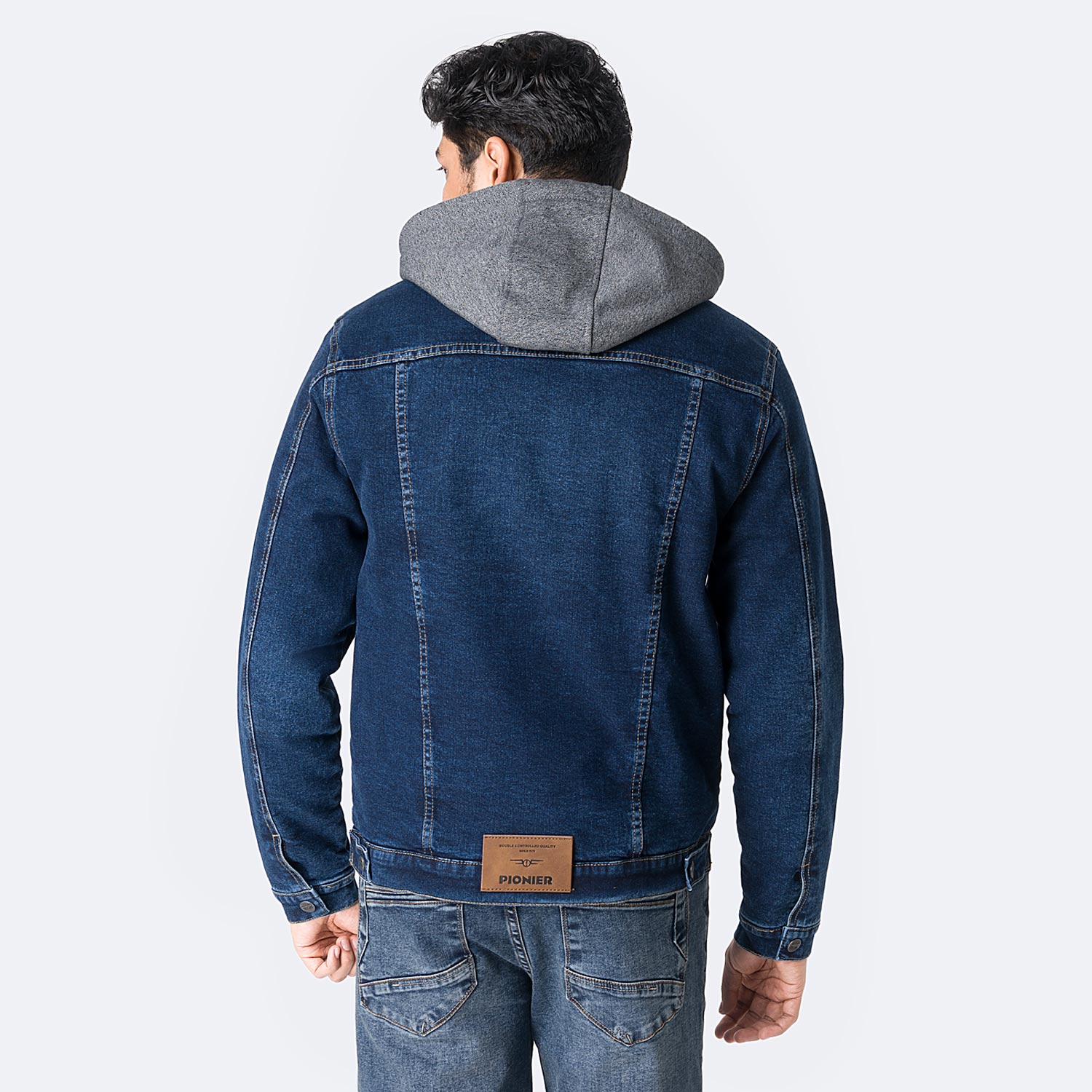 CASACA DENIM STRETCH HOMBRE PIONIER JOSHUAH - 2