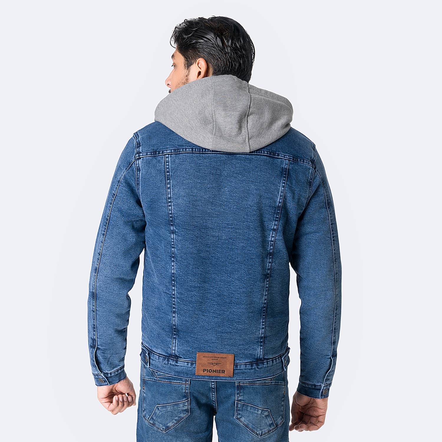 CASACA DENIM STRETCH HOMBRE PIONIER JOSHUAH - 2