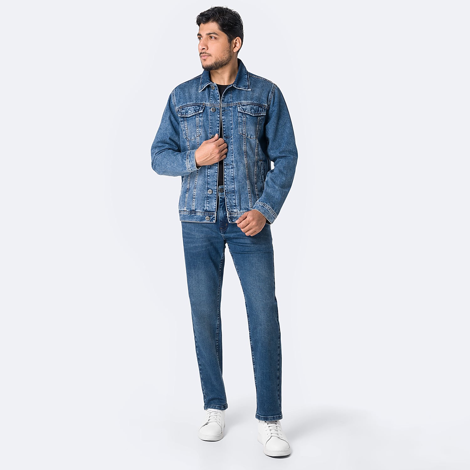 CASACA DENIM HOMBRE PIONIER KYAN - 4