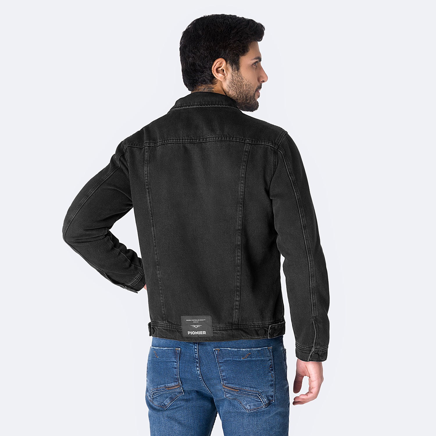 CASACA DENIM HOMBRE PIONIER MURFFHY - 2