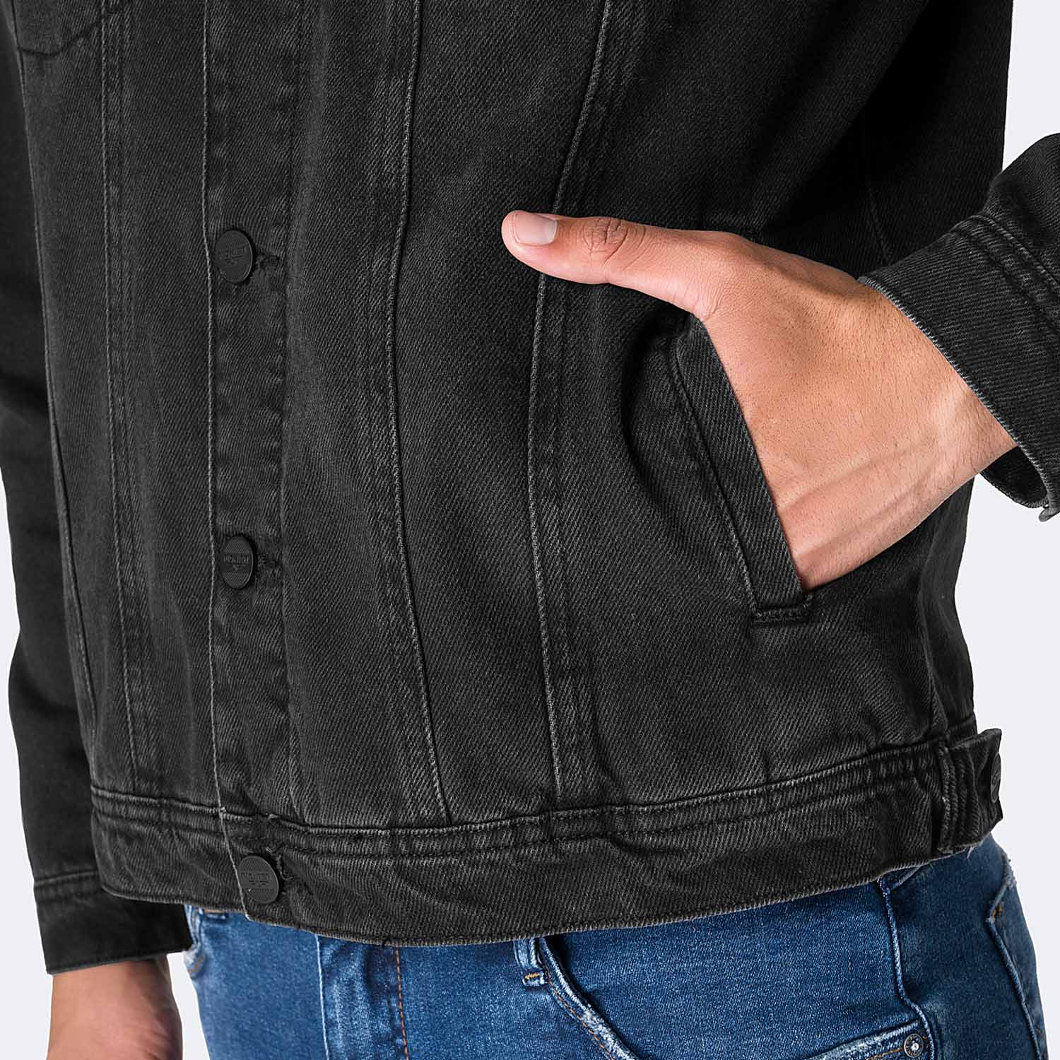 CASACA DENIM HOMBRE PIONIER MURFFHY - 3