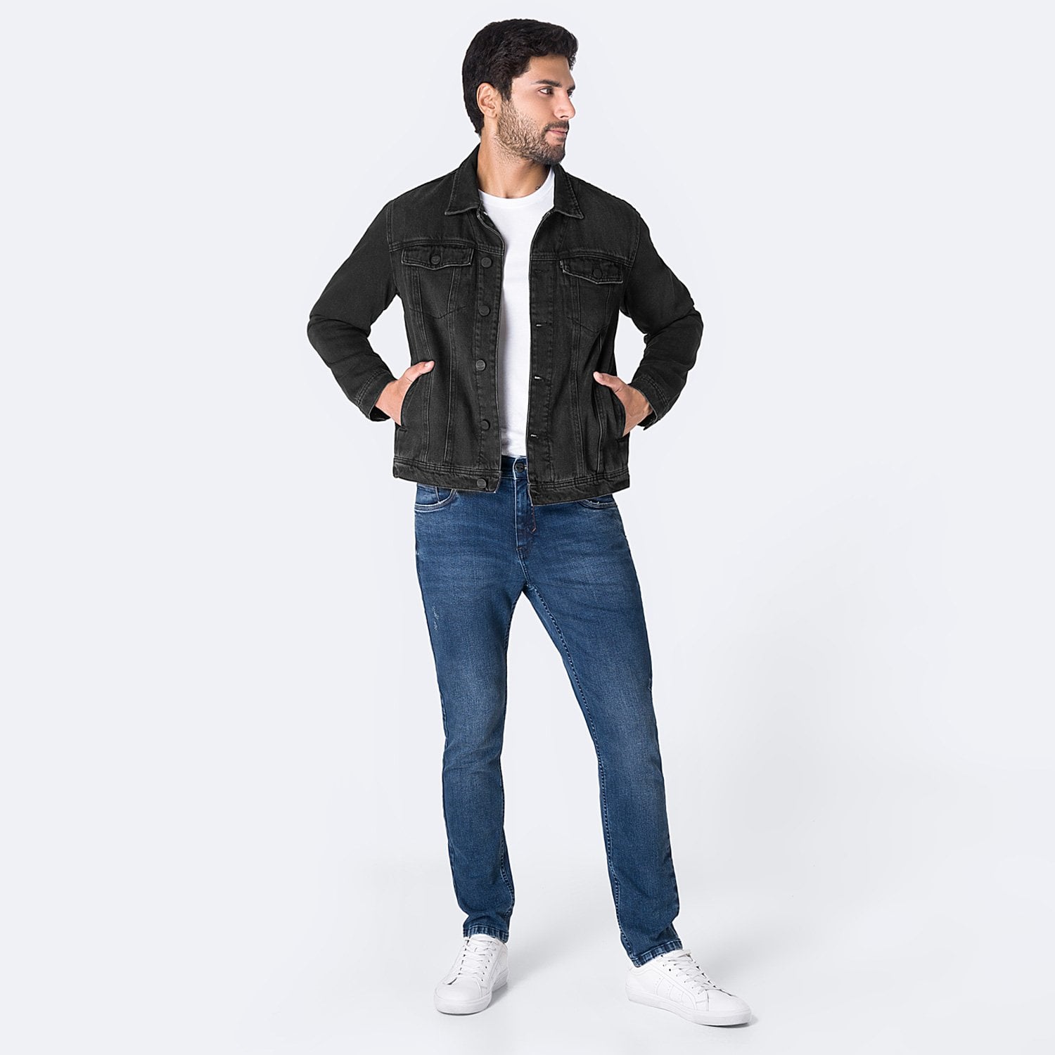 CASACA DENIM HOMBRE PIONIER MURFFHY - 4