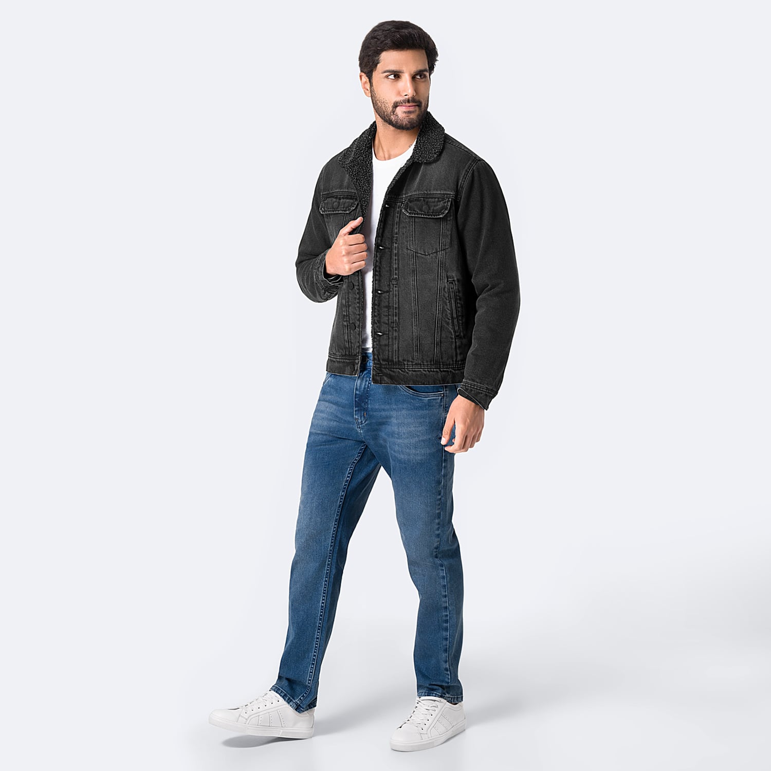 CASACA DENIM HOMBRE PIONIER JOHHN - 4