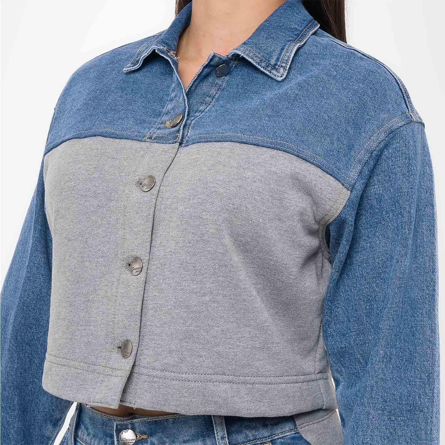 CASACA DENIM MUJER GOCCOS TUNEN - 3