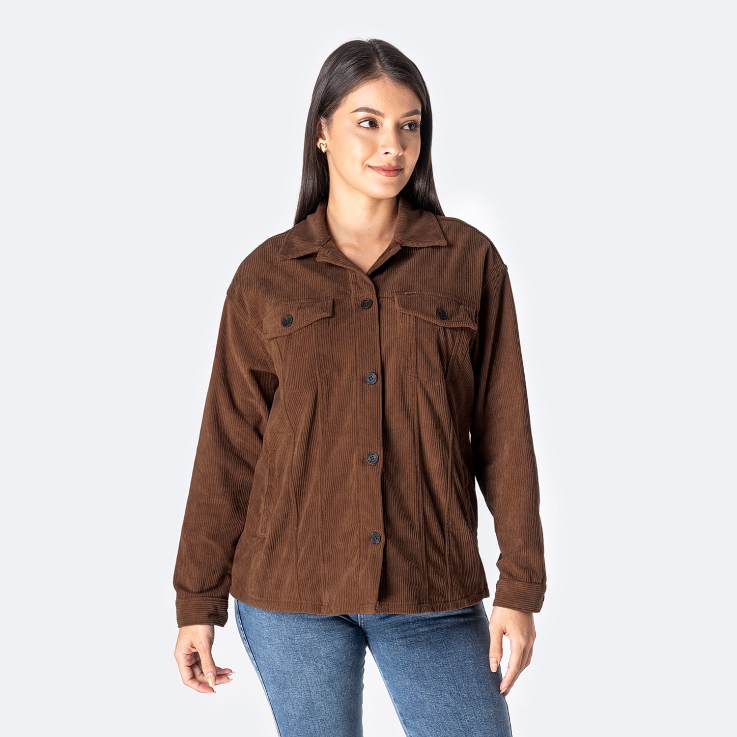 CAMISACO CORDUROY MUJER PIONIER ALISONH - 1
