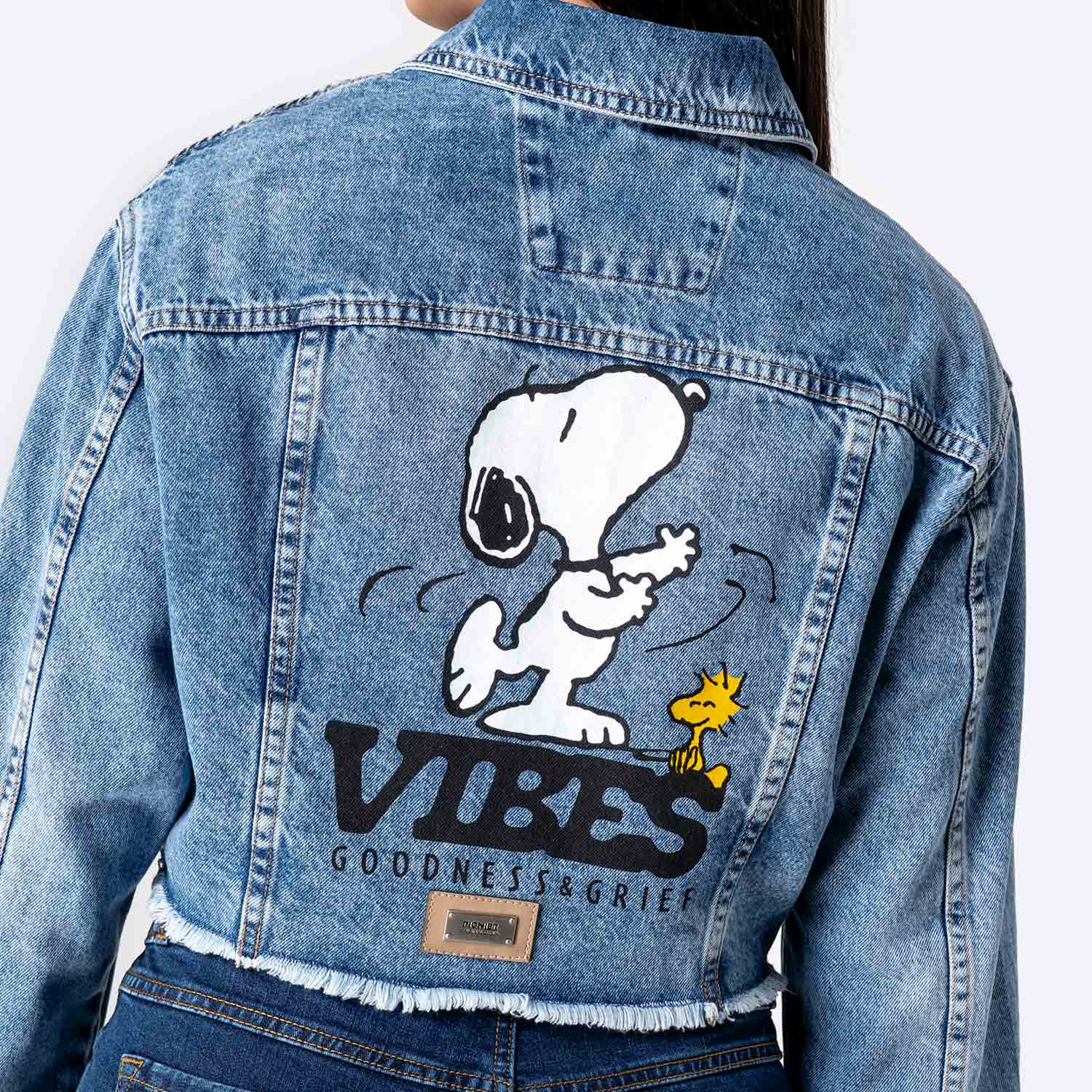 CASACA DENIM MUJER PIONIER NANCY-SNOOPY - 3