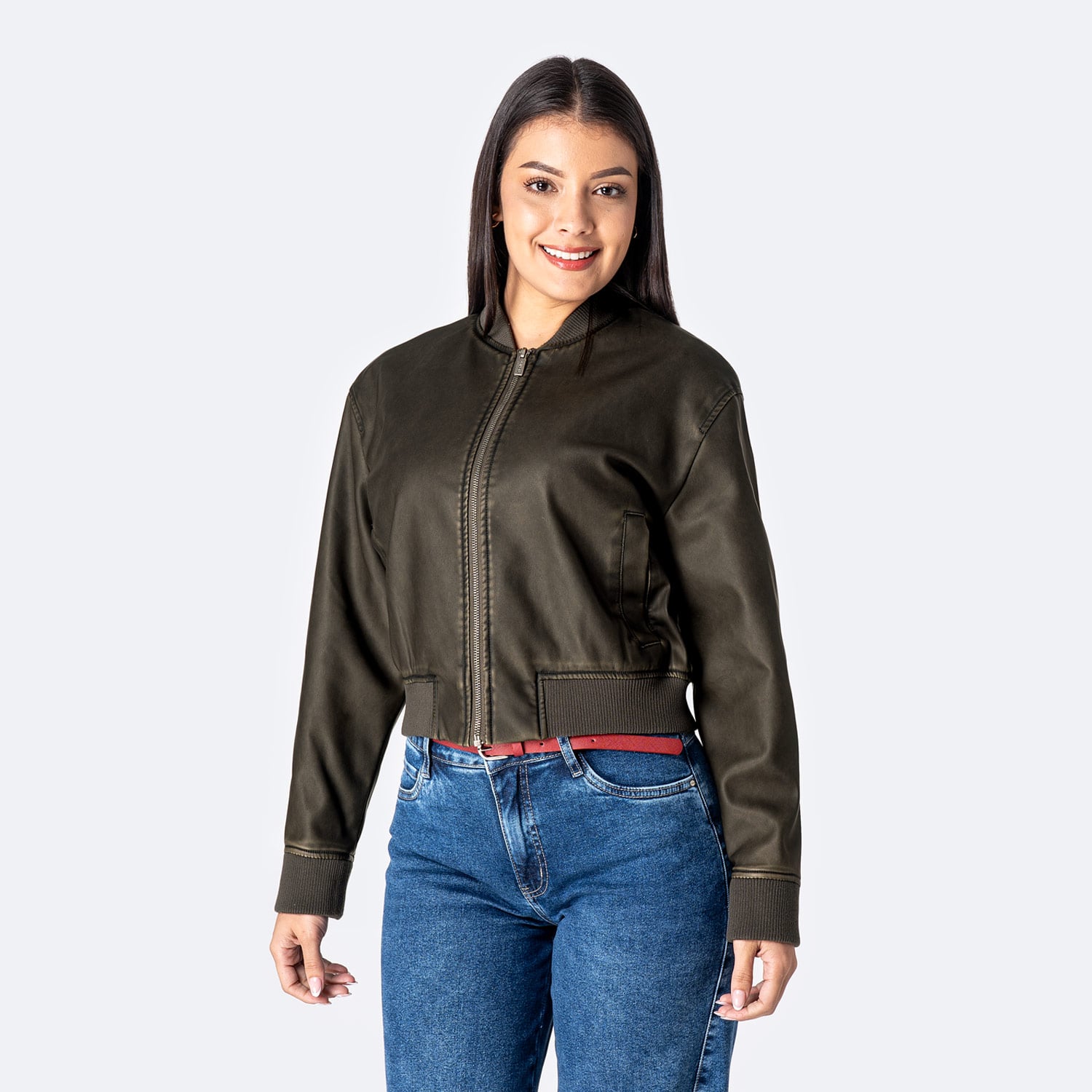 CASACA CUERINA MUJER PIONIER FRYTZI - 1