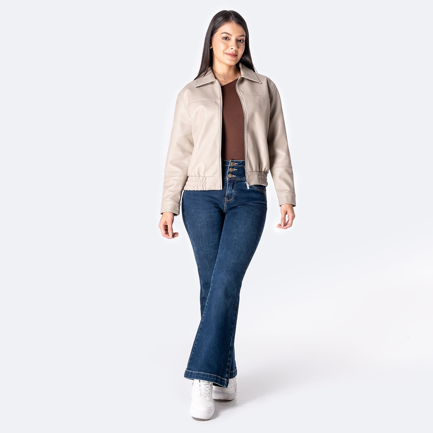 CASACA CUERINA MUJER PIONIER DAHELYN - 3