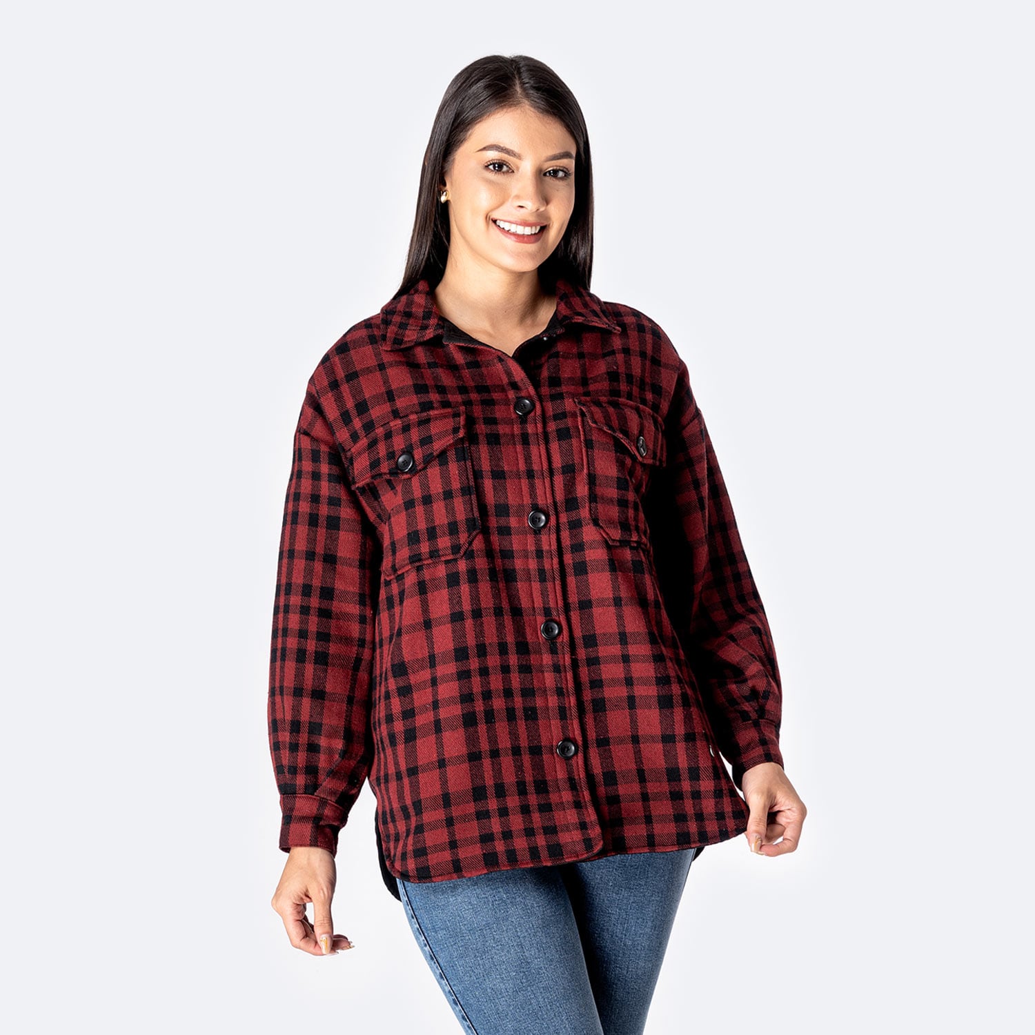CAMISACO FRANELA MUJER PIONIER KALINAH - 1