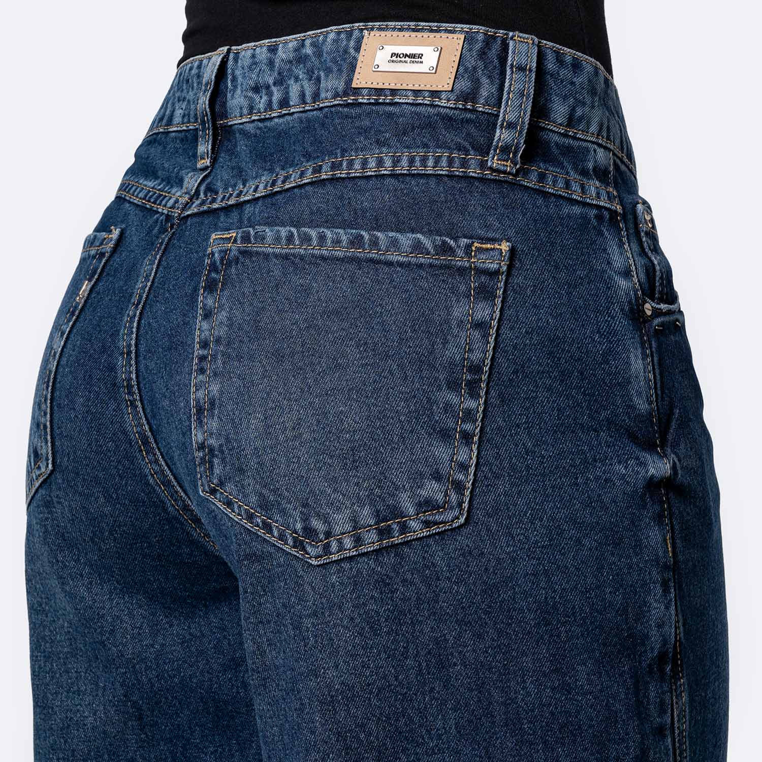 PANTALÓN JEAN DENIM MUJER PIONIER KANELY - 4