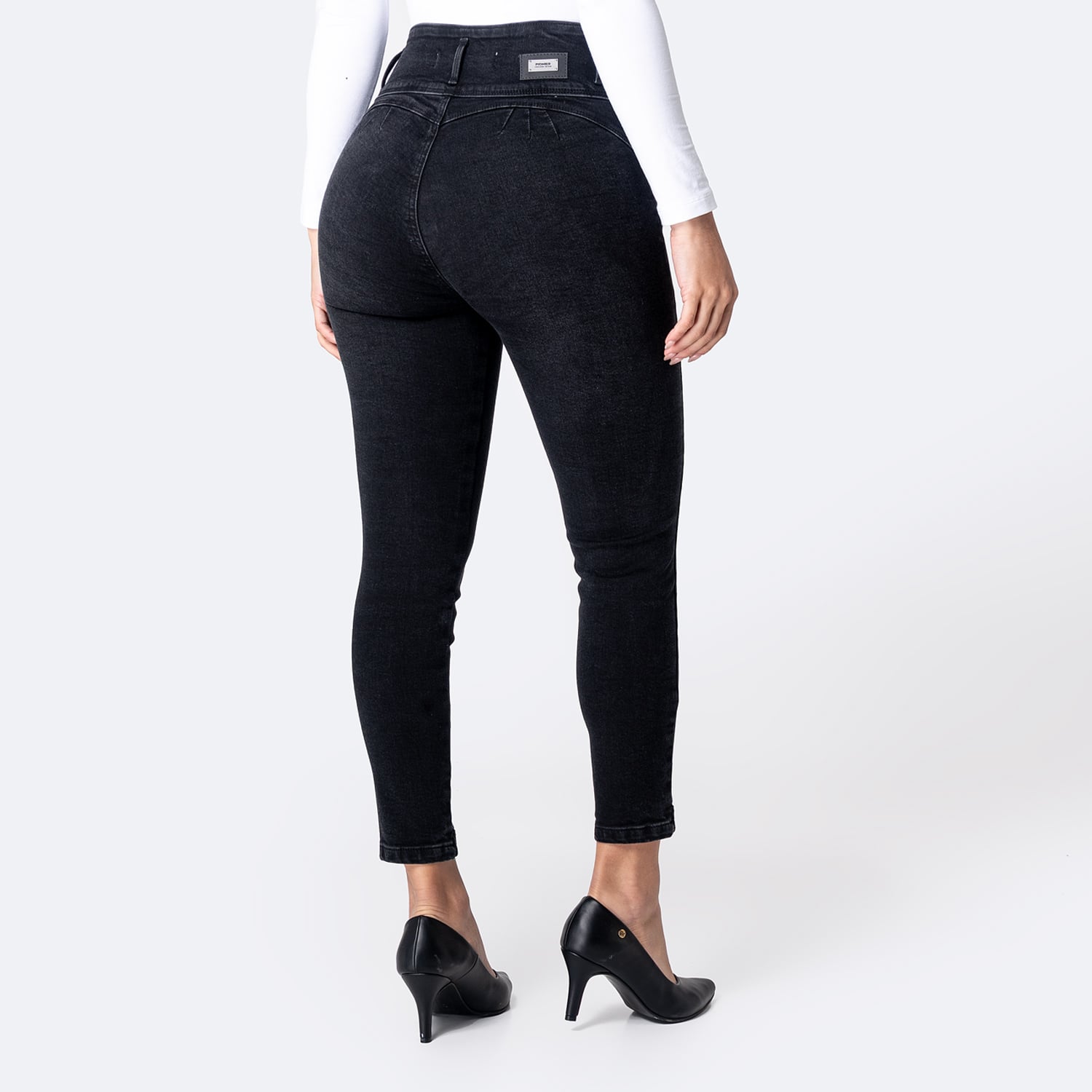 PANTALÓN JEAN DENIM STRETCH MUJER PIONIER NELHA - 2