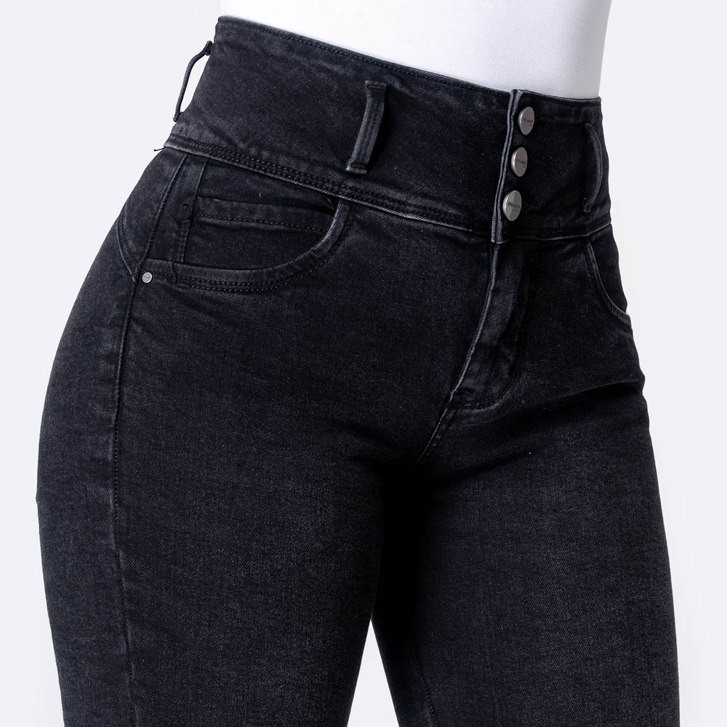 PANTALÓN JEAN DENIM STRETCH MUJER PIONIER NELHA - 3