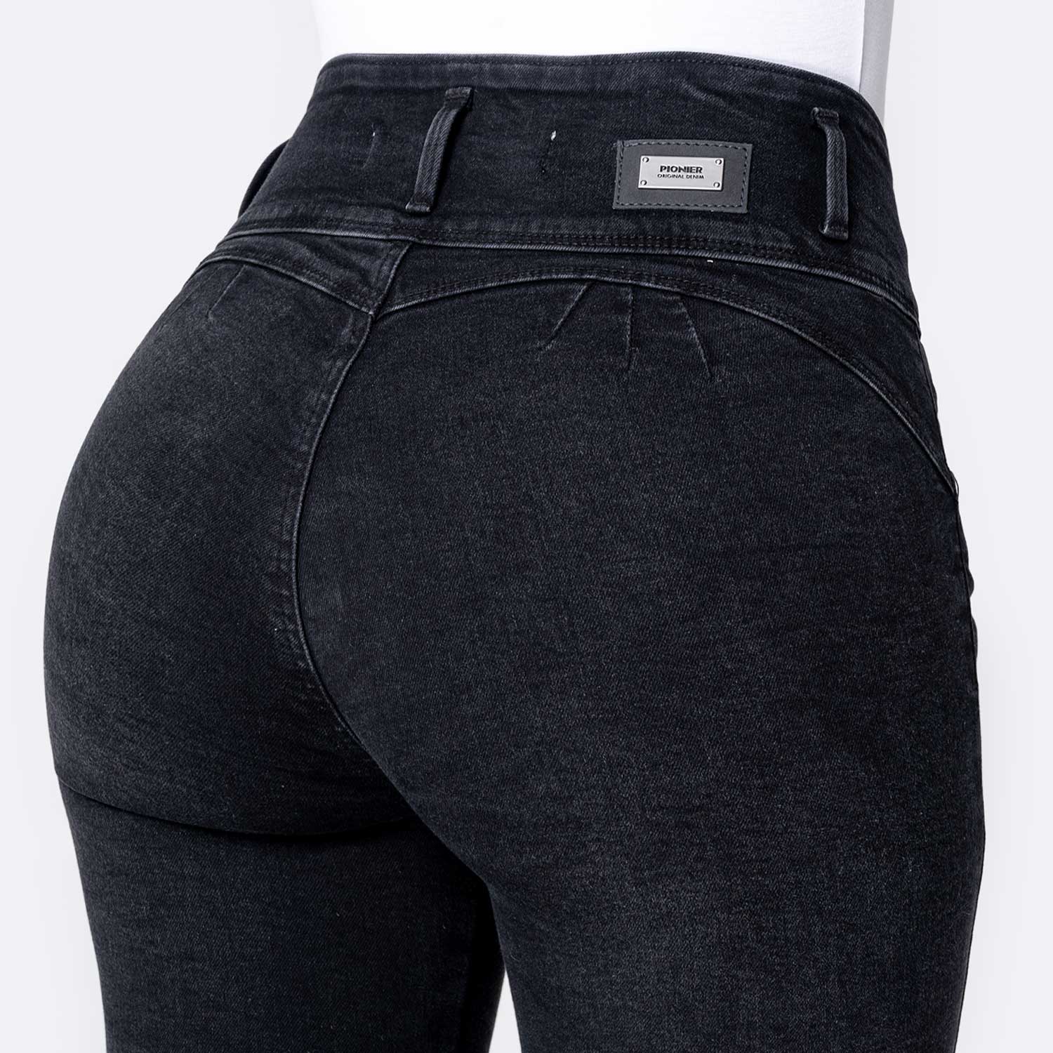 PANTALÓN JEAN DENIM STRETCH MUJER PIONIER NELHA - 4