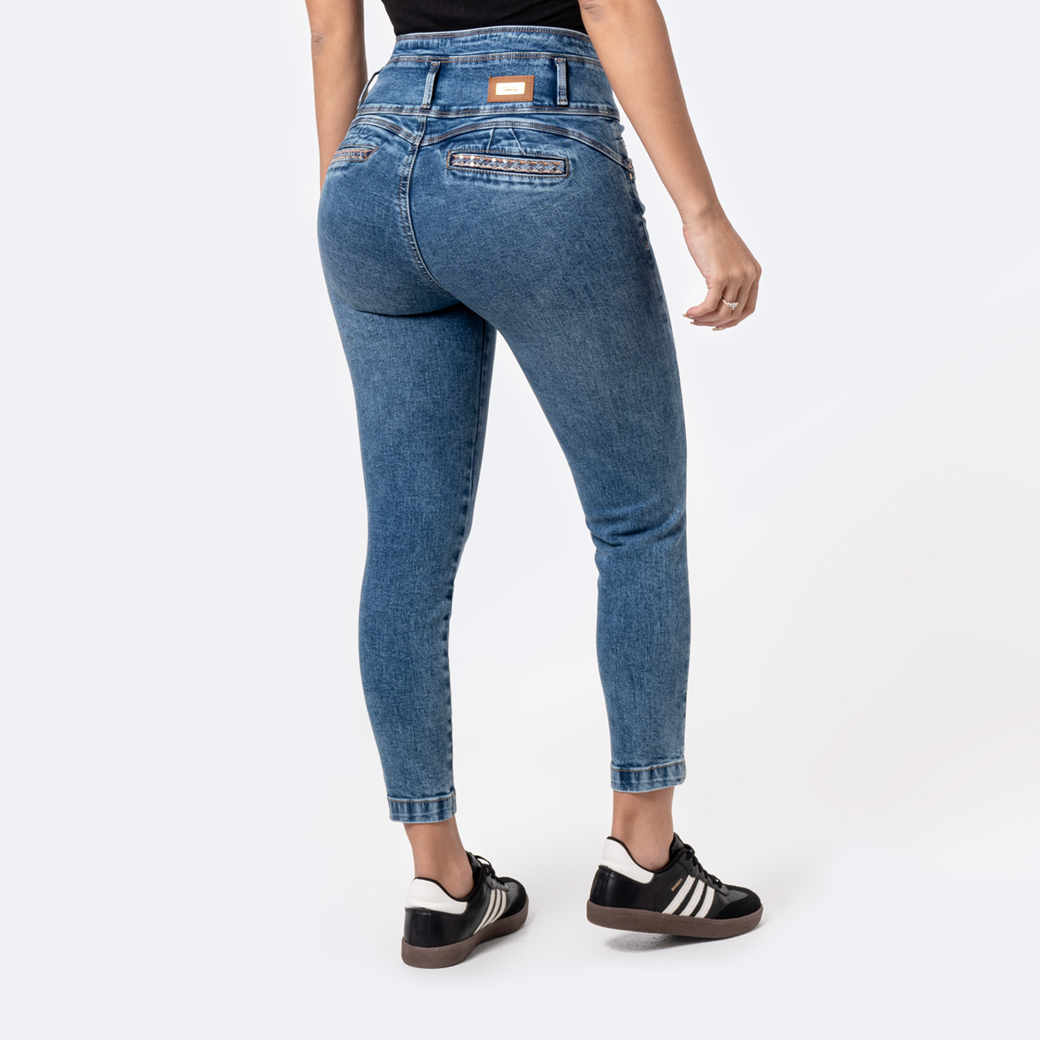 PANTALÓN JEAN DENIM STRETCH MUJER PIONIER ANDARA - 2