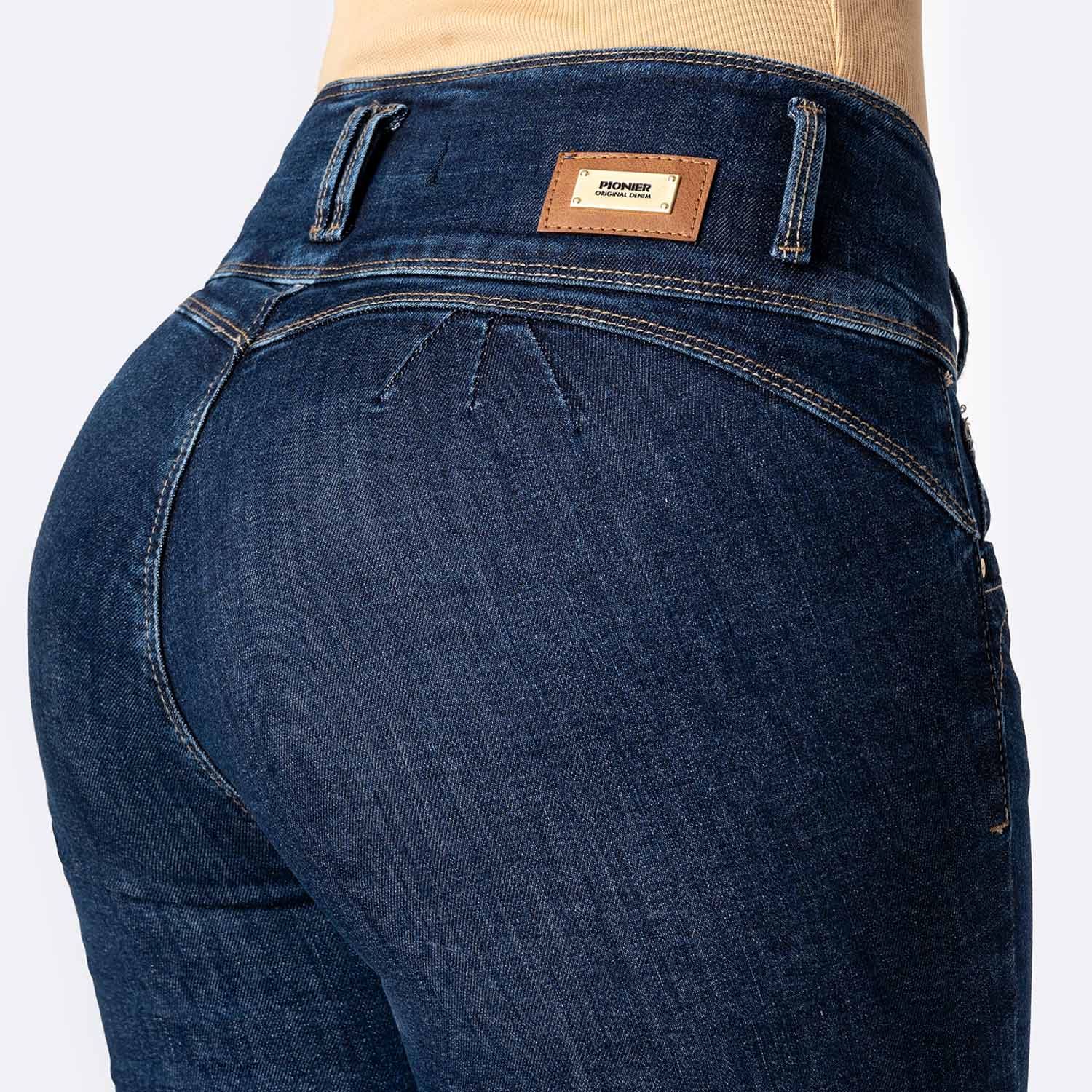 PANTALÓN JEAN DENIM STRETCH MUJER PIONIER AMELIEH - 4