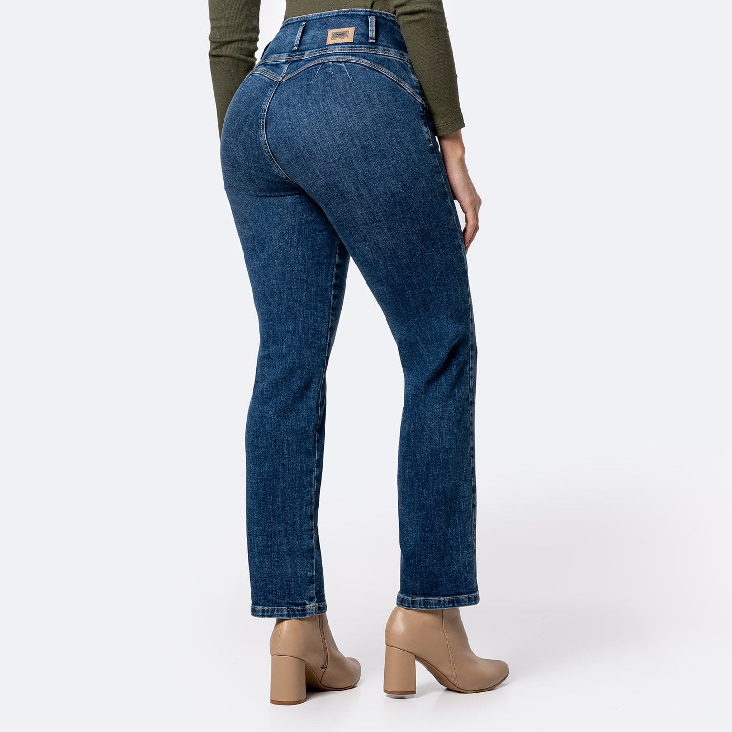 PANTALÓN JEAN DENIM STRETCH MUJER PIONIER LORUBAL - 2