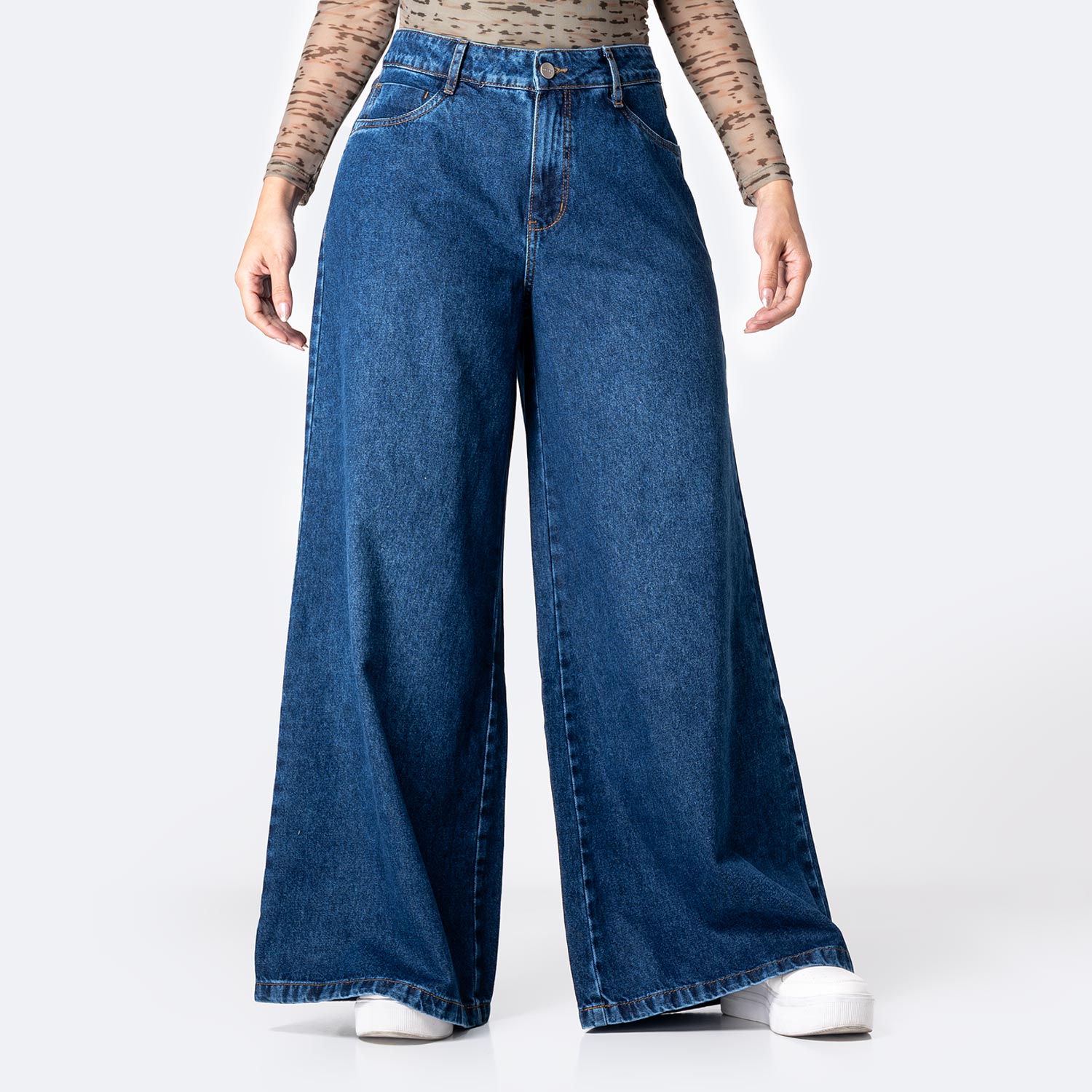 PANTALÓN JEAN DENIM MUJER PIONIER KILMAH - 1