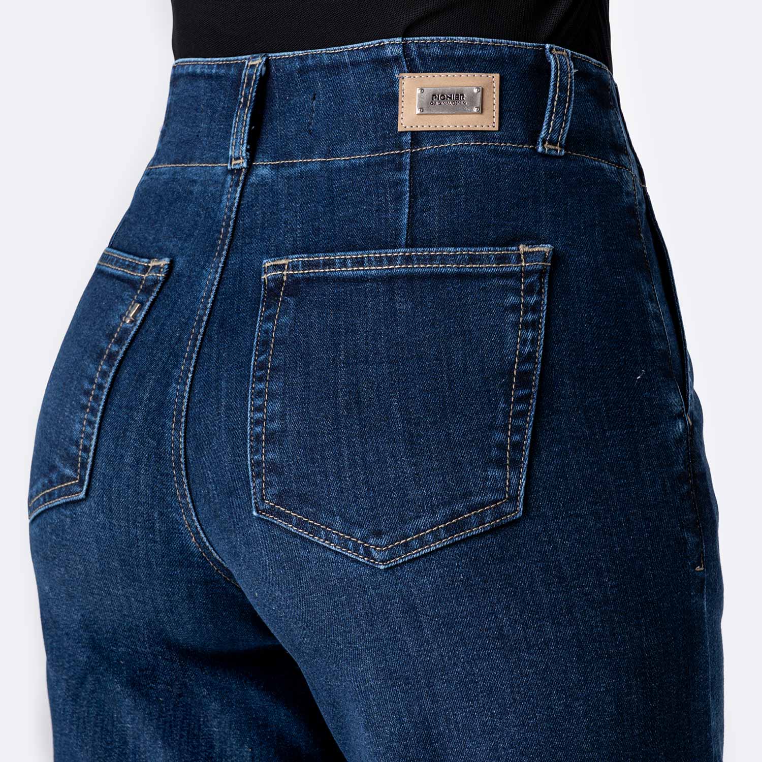 PANTALÓN JEAN DENIM STRETCH MUJER PIONIER MANDYH - 4