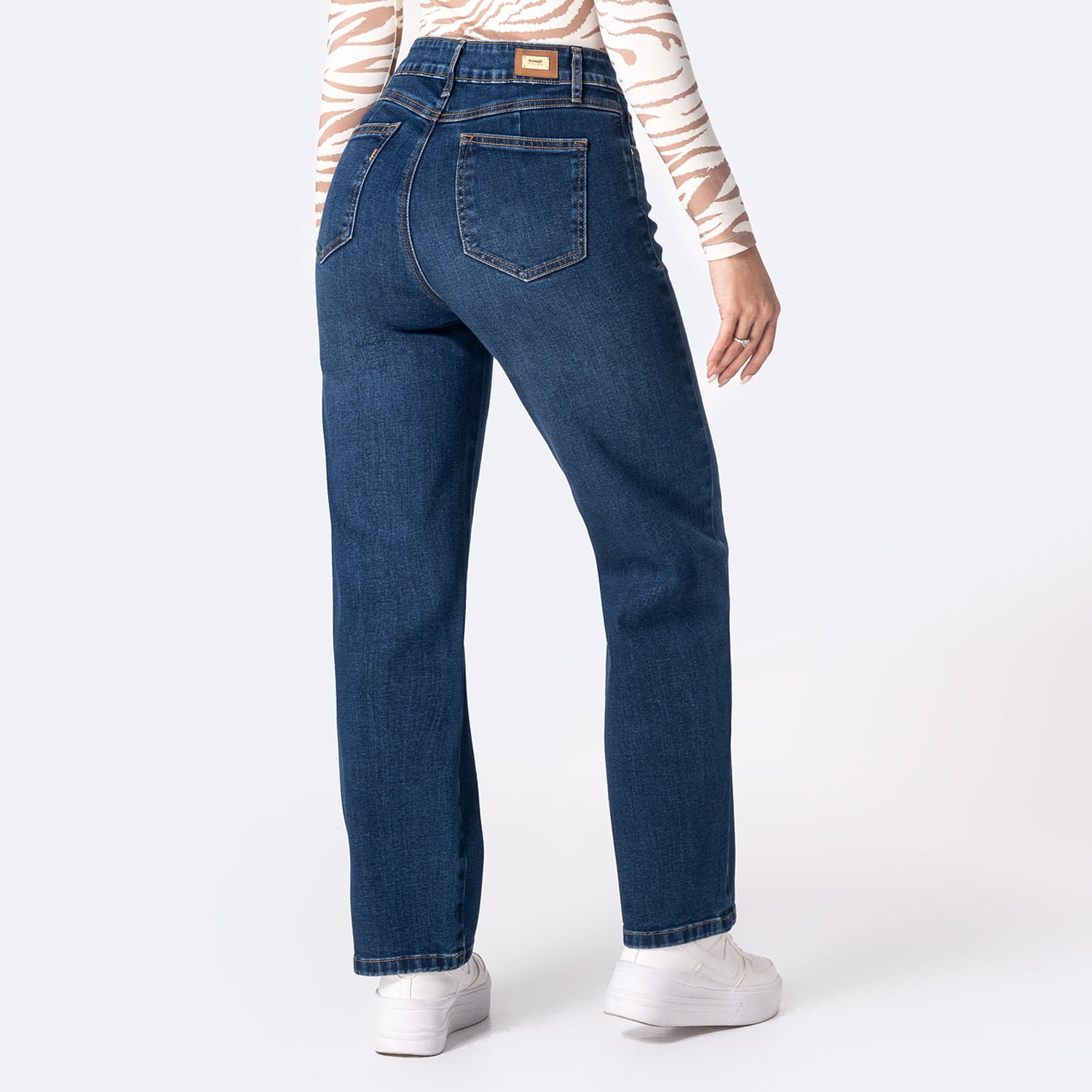 PANTALÓN JEAN DENIM STRETCH MUJER PIONIER ZIANAH - 2