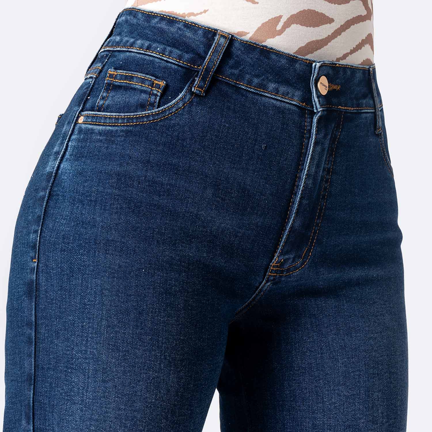 PANTALÓN JEAN DENIM STRETCH MUJER PIONIER ZIANAH - 3