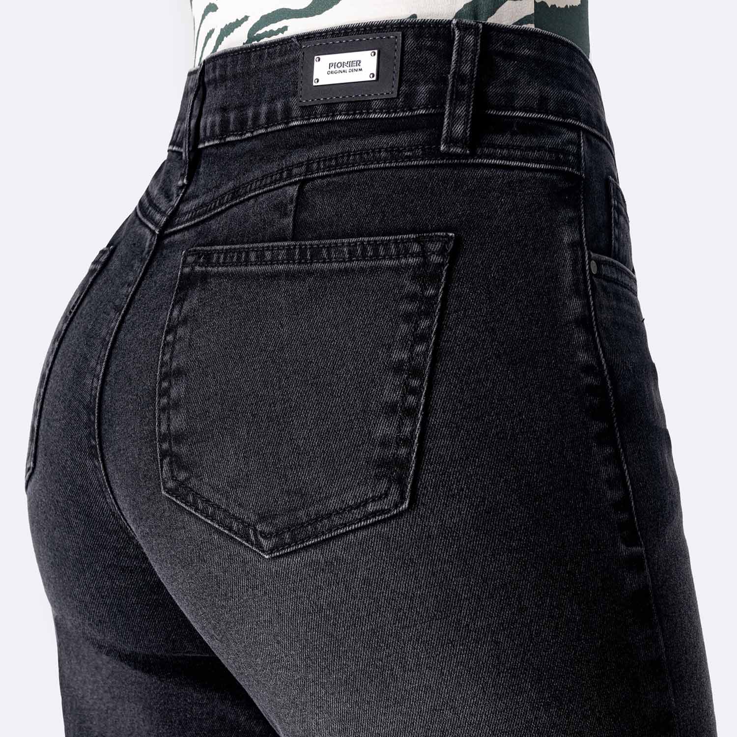 PANTALÓN JEAN DENIM STRETCH MUJER PIONIER ZIANAH - 4