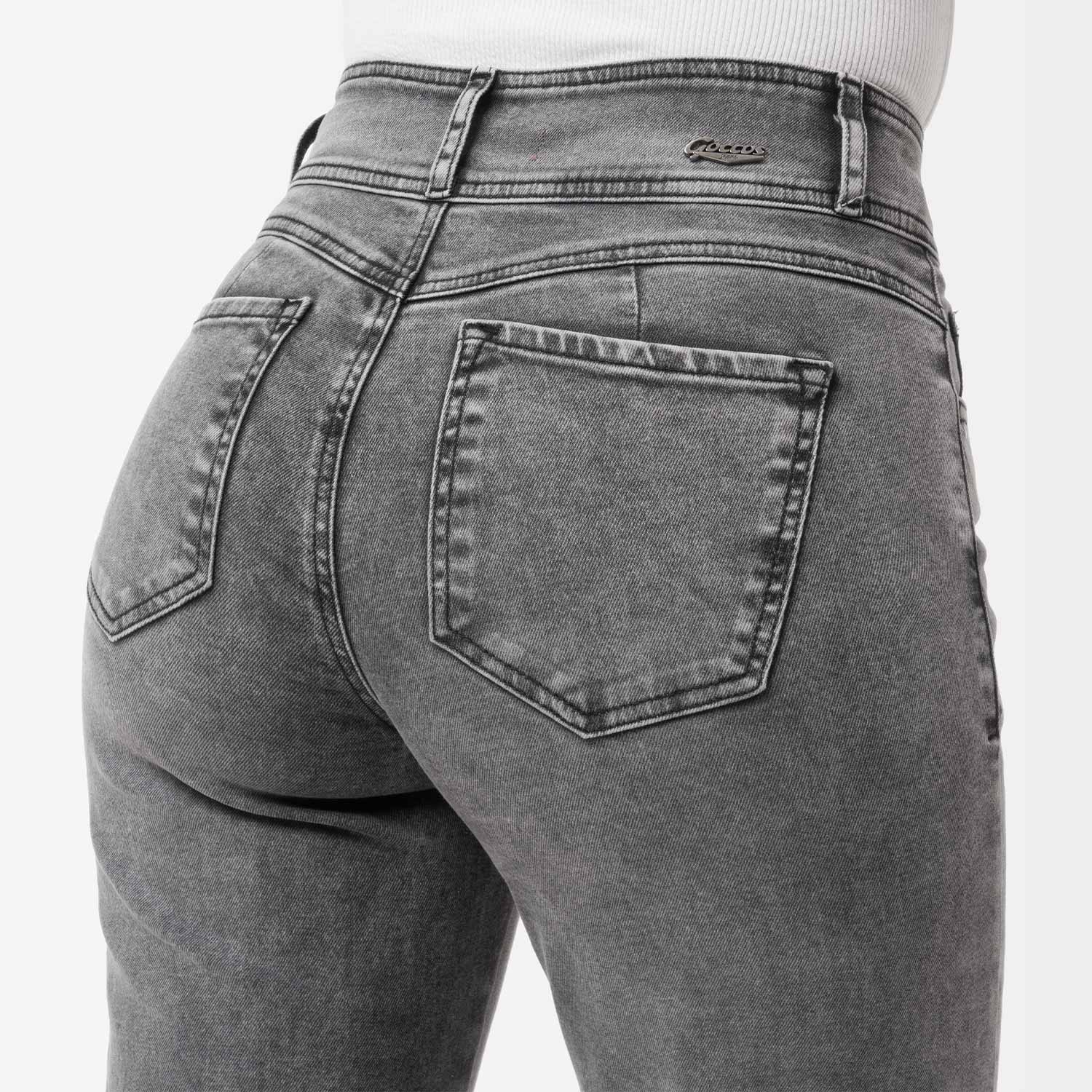PANTALÓN JEAN DENIM STRETCH MUJER GOCCOS ZAYAX - 3