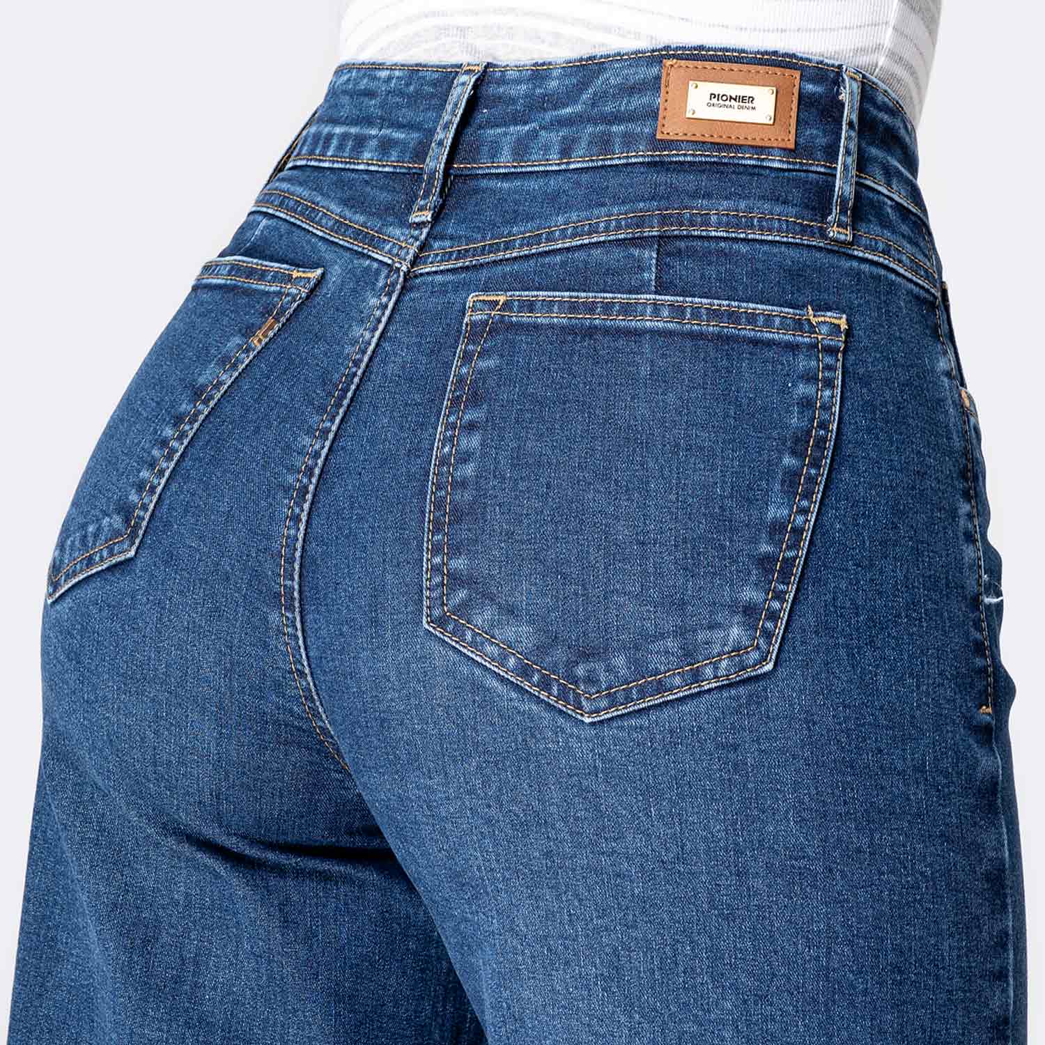 PANTALÓN JEAN DENIM STRETCH MUJER PIONIER JADEH - 4