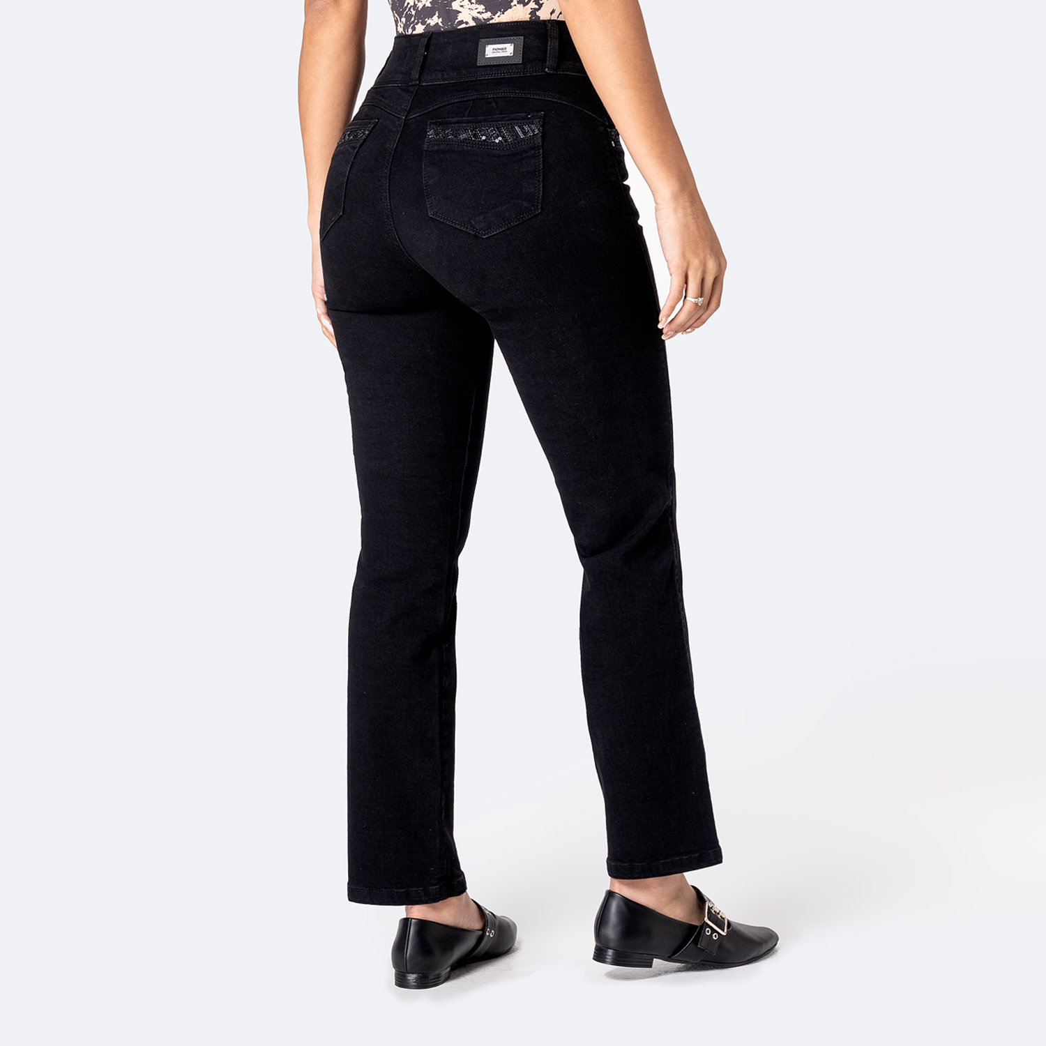 PANTALÓN JEAN DENIM STRETCH MUJER PIONIER ZULEYKAH - 2