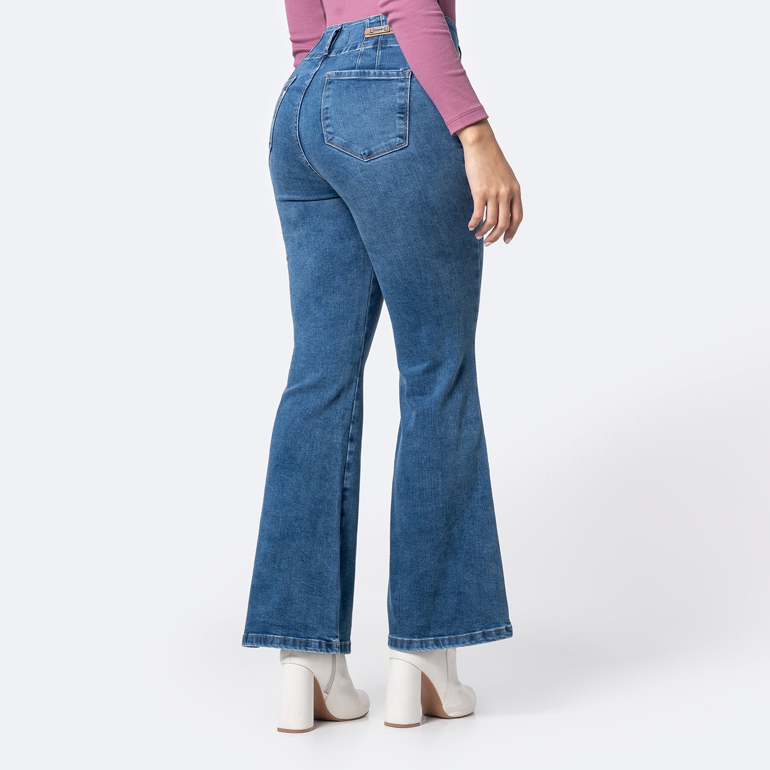 PANTALÓN JEAN DENIM STRETCH MUJER PIONIER ARORAH - 2