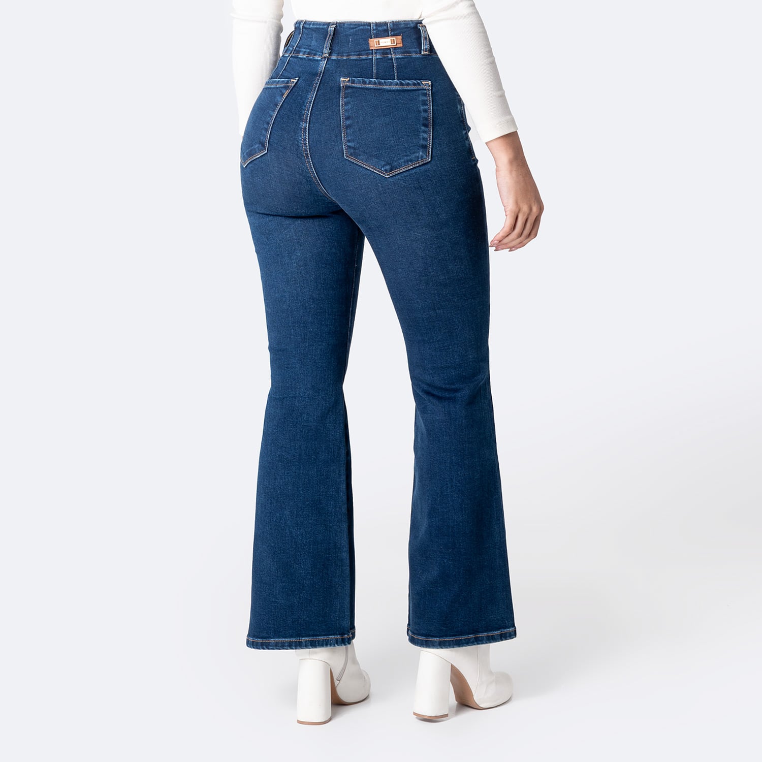 PANTALÓN JEAN DENIM STRETCH MUJER PIONIER ARORAH - 2