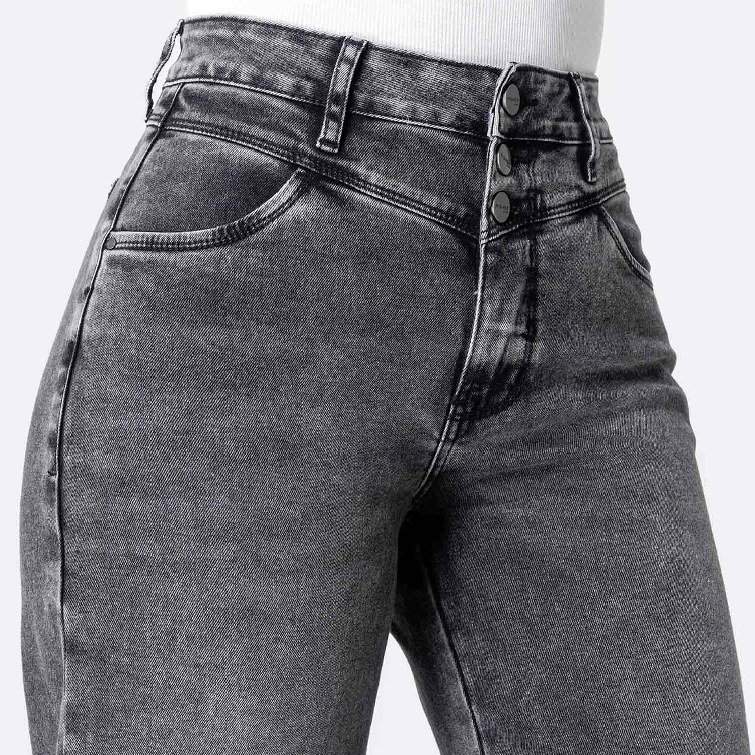 PANTALÓN JEAN DENIM STRETCH MUJER PIONIER AMEXY - 3