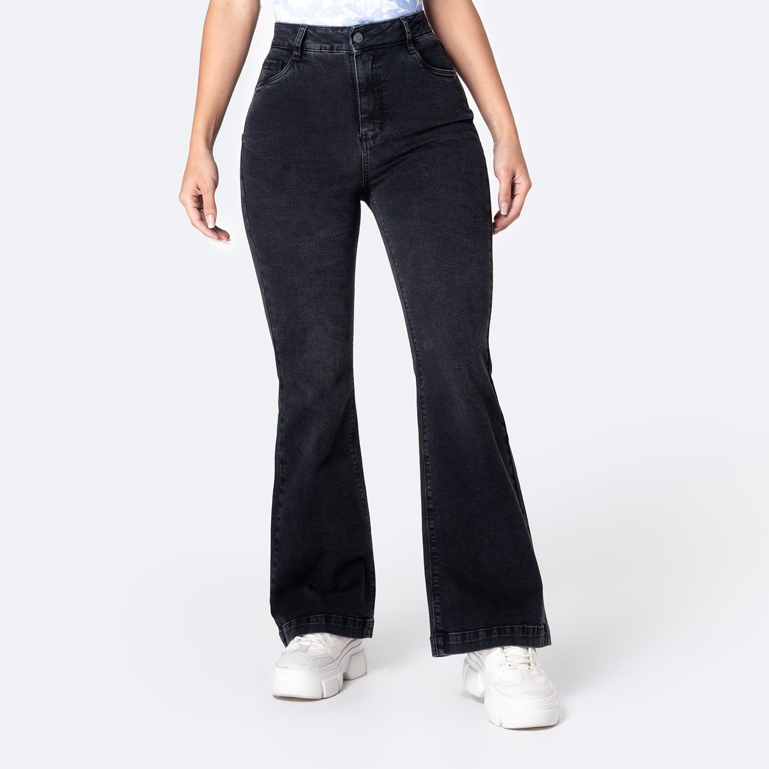 PANTALÓN JEAN DENIM STRETCH MUJER PIONIER HALLYH - 1