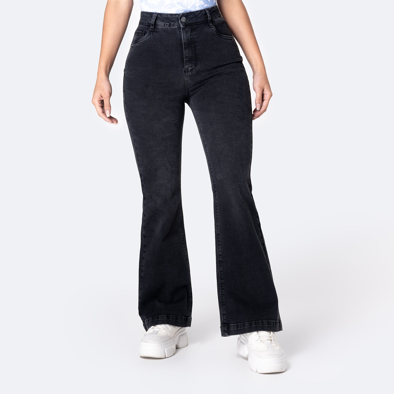 PANTALÓN JEAN DENIM STRETCH MUJER PIONIER HALLYH - 1