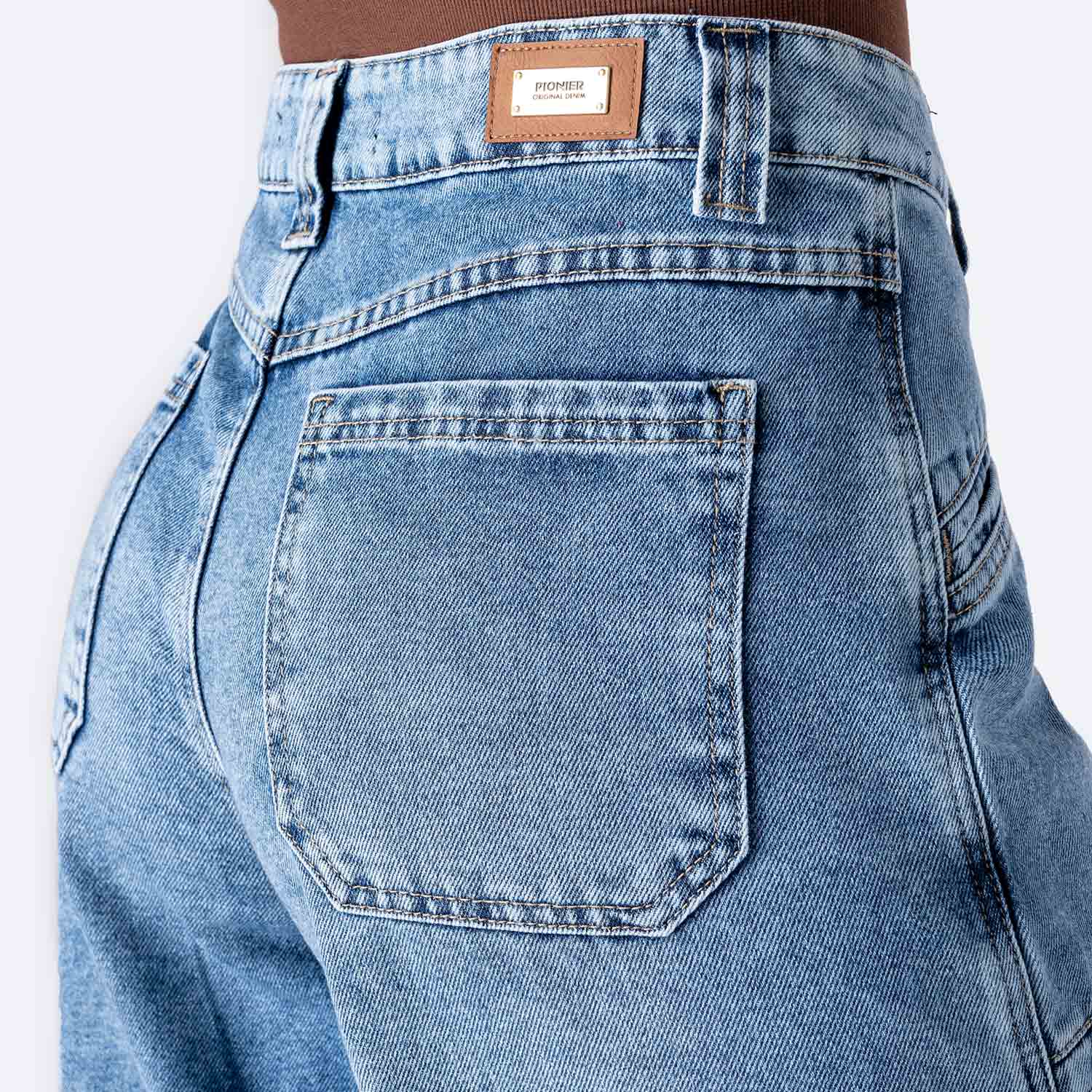 PANTALÓN JEAN DENIM MUJER PIONIER MARENIH - 4