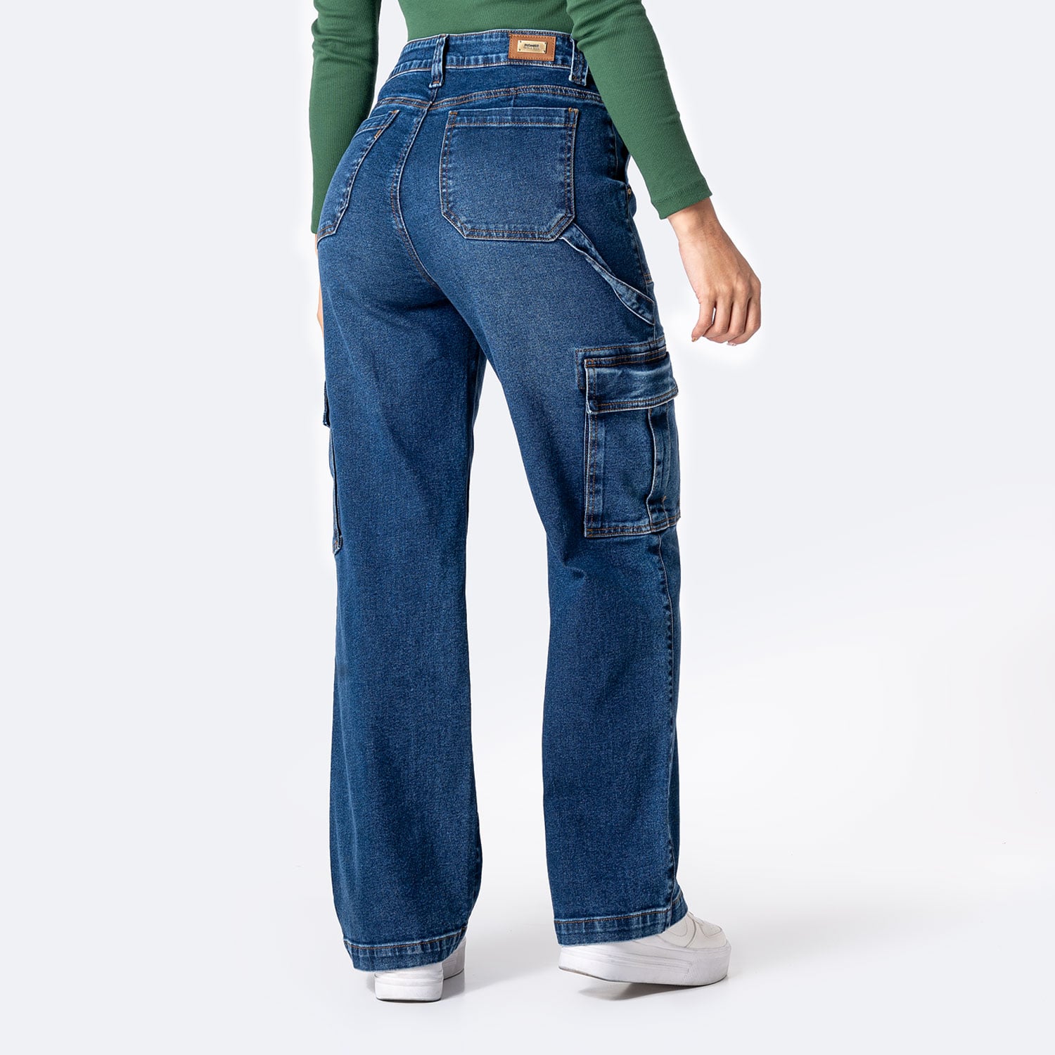 PANTALÓN JEAN DENIM STRETCH MUJER PIONIER BERENISEH - 2