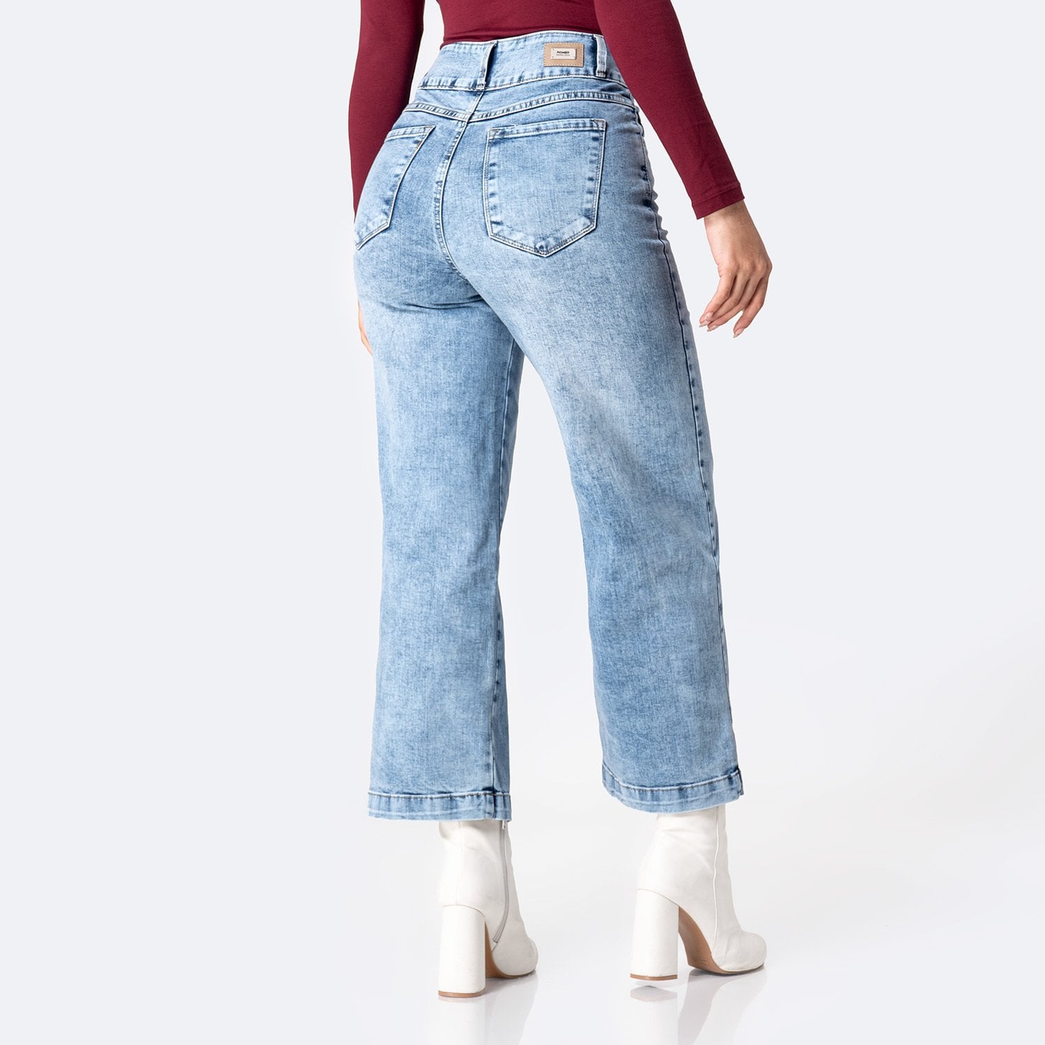 PANTALÓN JEAN DENIM STRETCH MUJER PIONIER IZELAH - 2