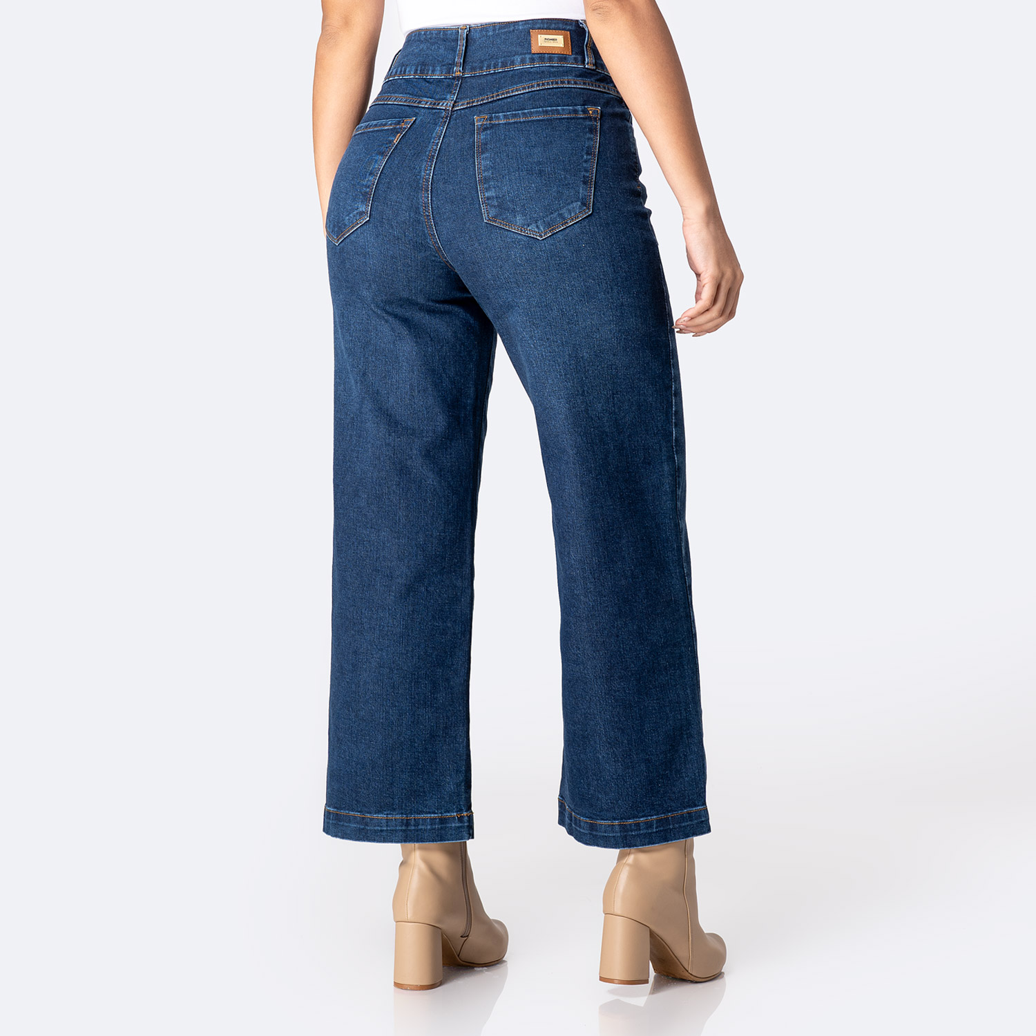 PANTALÓN JEAN DENIM STRETCH MUJER PIONIER IZELAH - 2