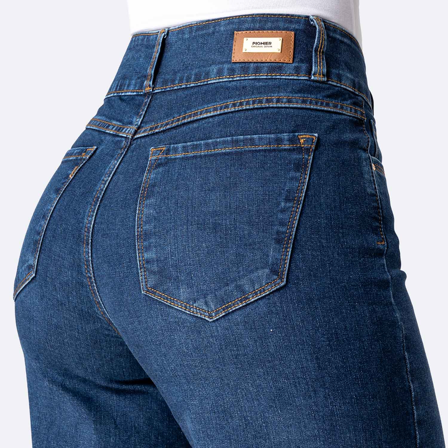 PANTALÓN JEAN DENIM STRETCH MUJER PIONIER IZELAH - 4