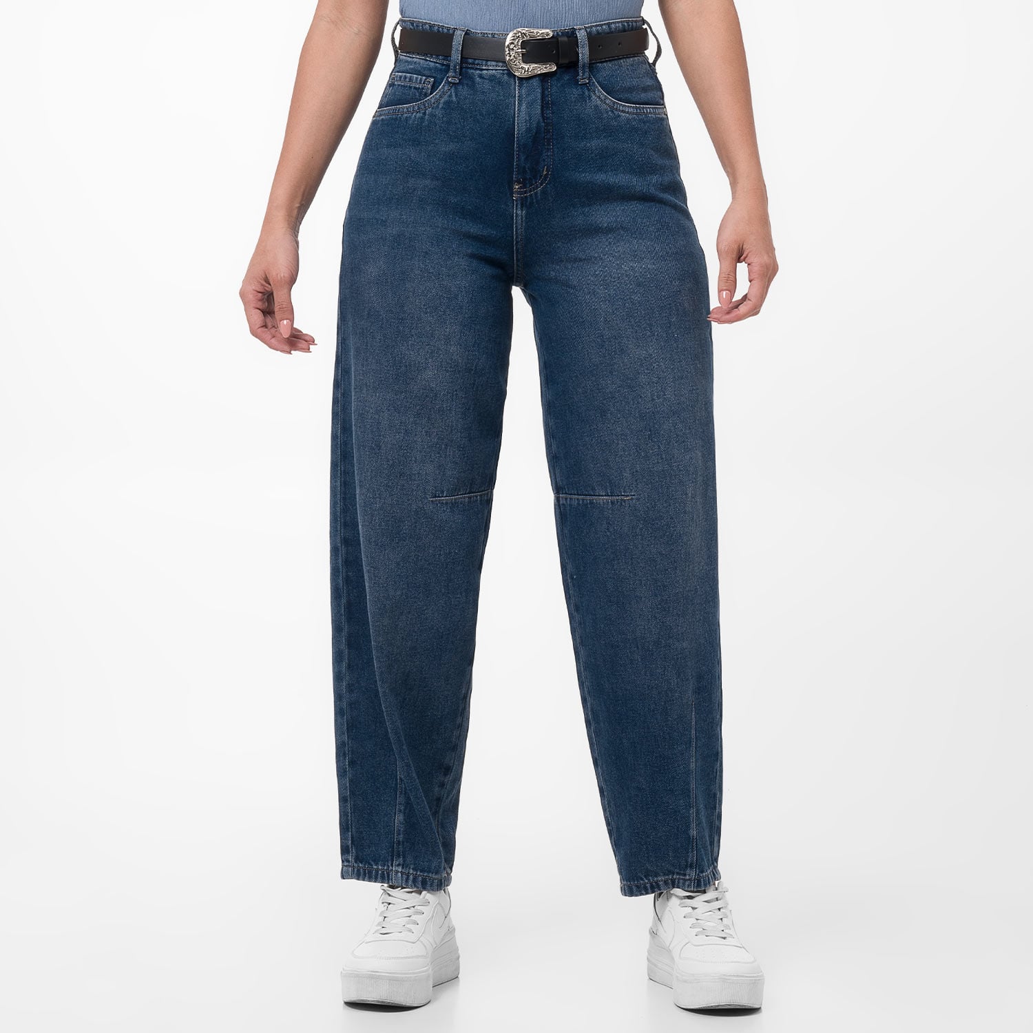 PANTALÓN JEAN DENIM MUJER GOCCOS DELAN - 1