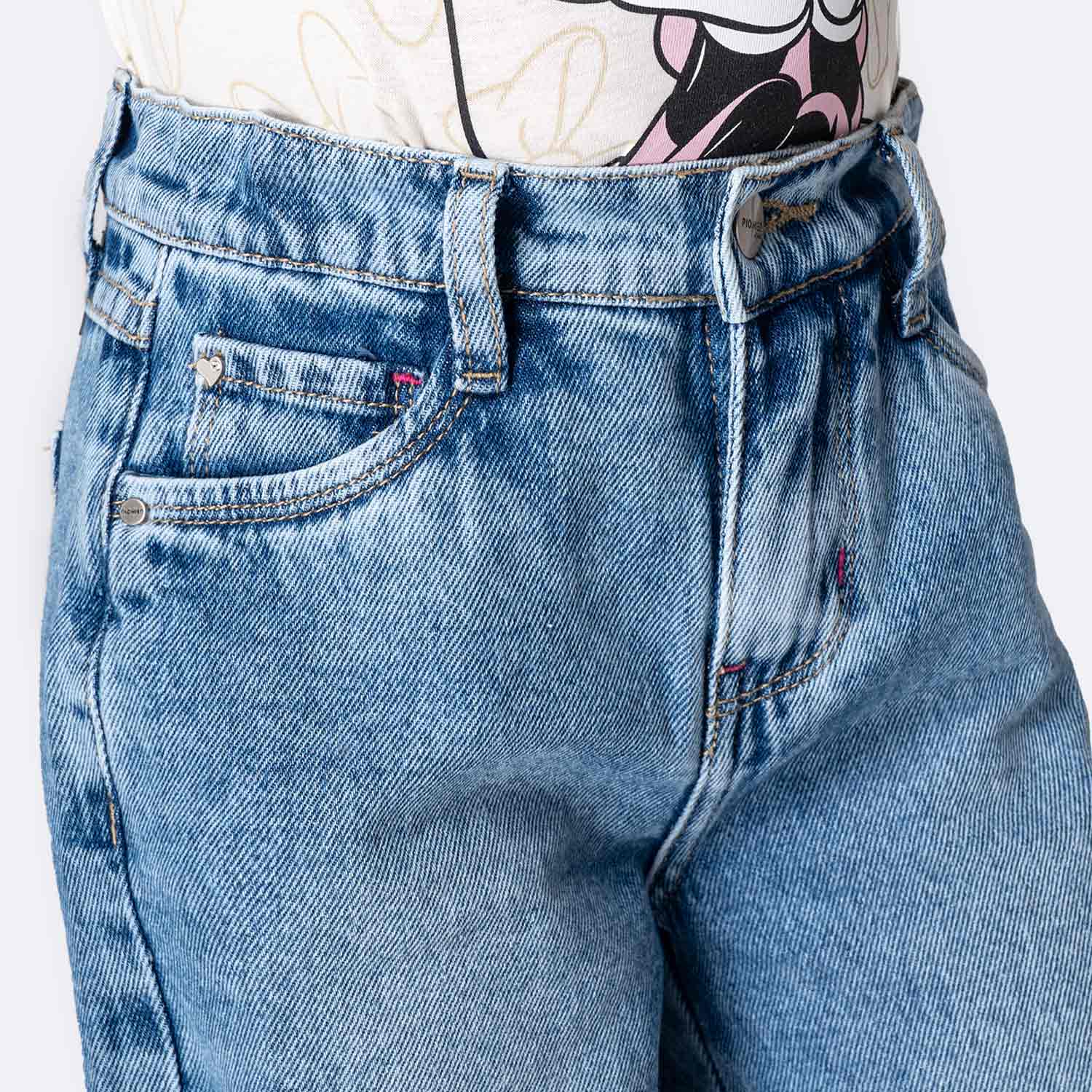 PANTALÓN JEAN DENIM NIÑA PIONIER SULEMAH - 3