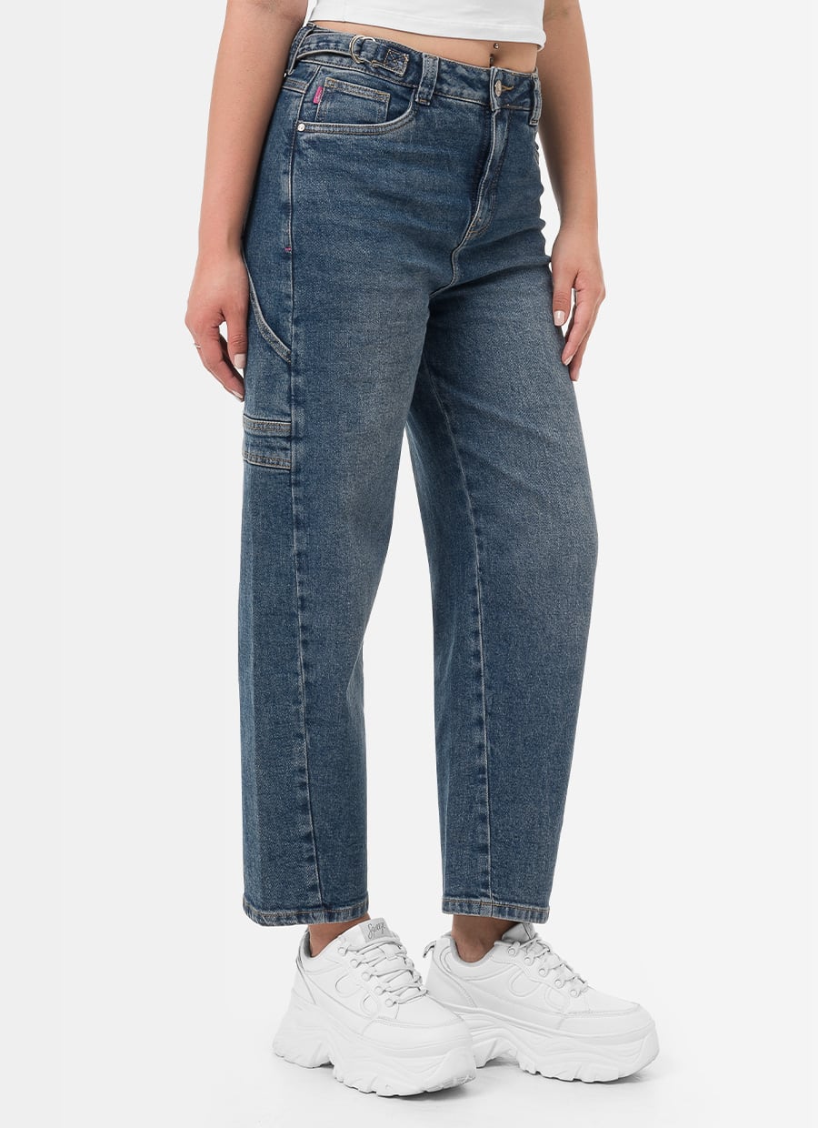 PANTALÓN JEAN DENIM STRETCH MUJER GOCCOS CESIEL - 2