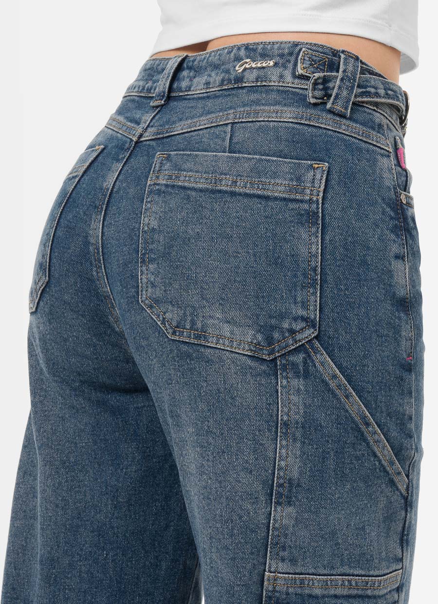 PANTALÓN JEAN DENIM STRETCH MUJER GOCCOS CESIEL - 5