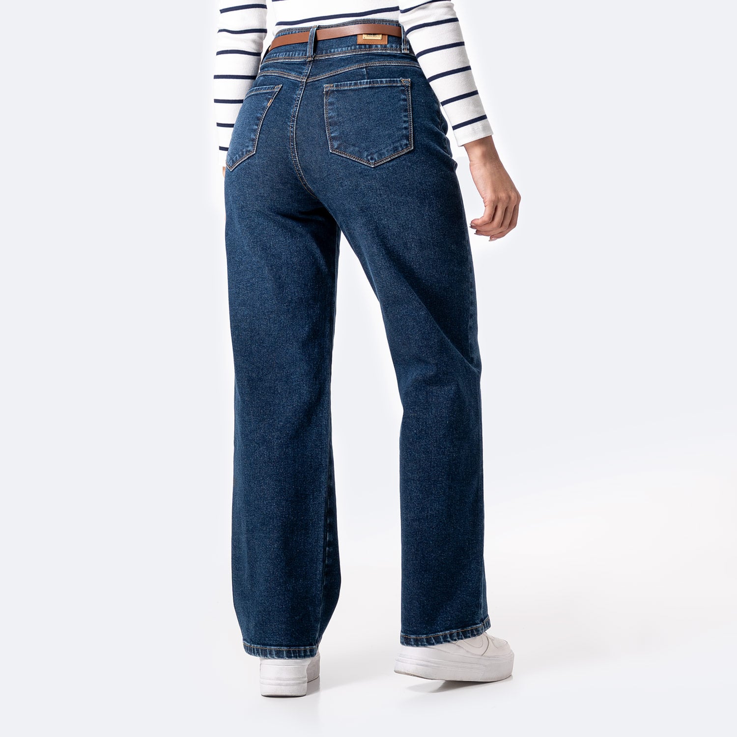 PANTALÓN JEAN DENIM STRETCH MUJER PIONIER LEANN - 2