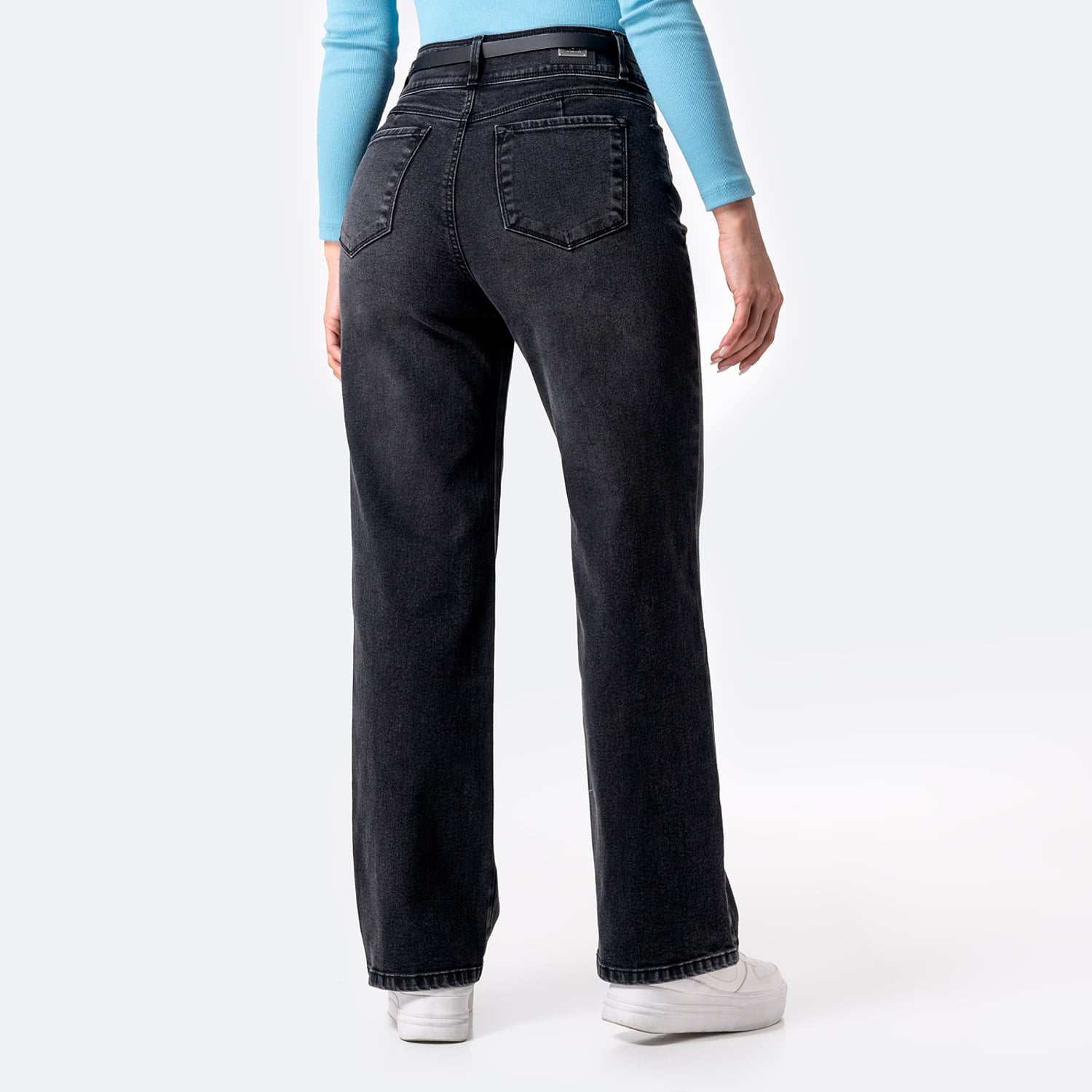 PANTALÓN JEAN DENIM STRETCH MUJER PIONIER LEANN - 2